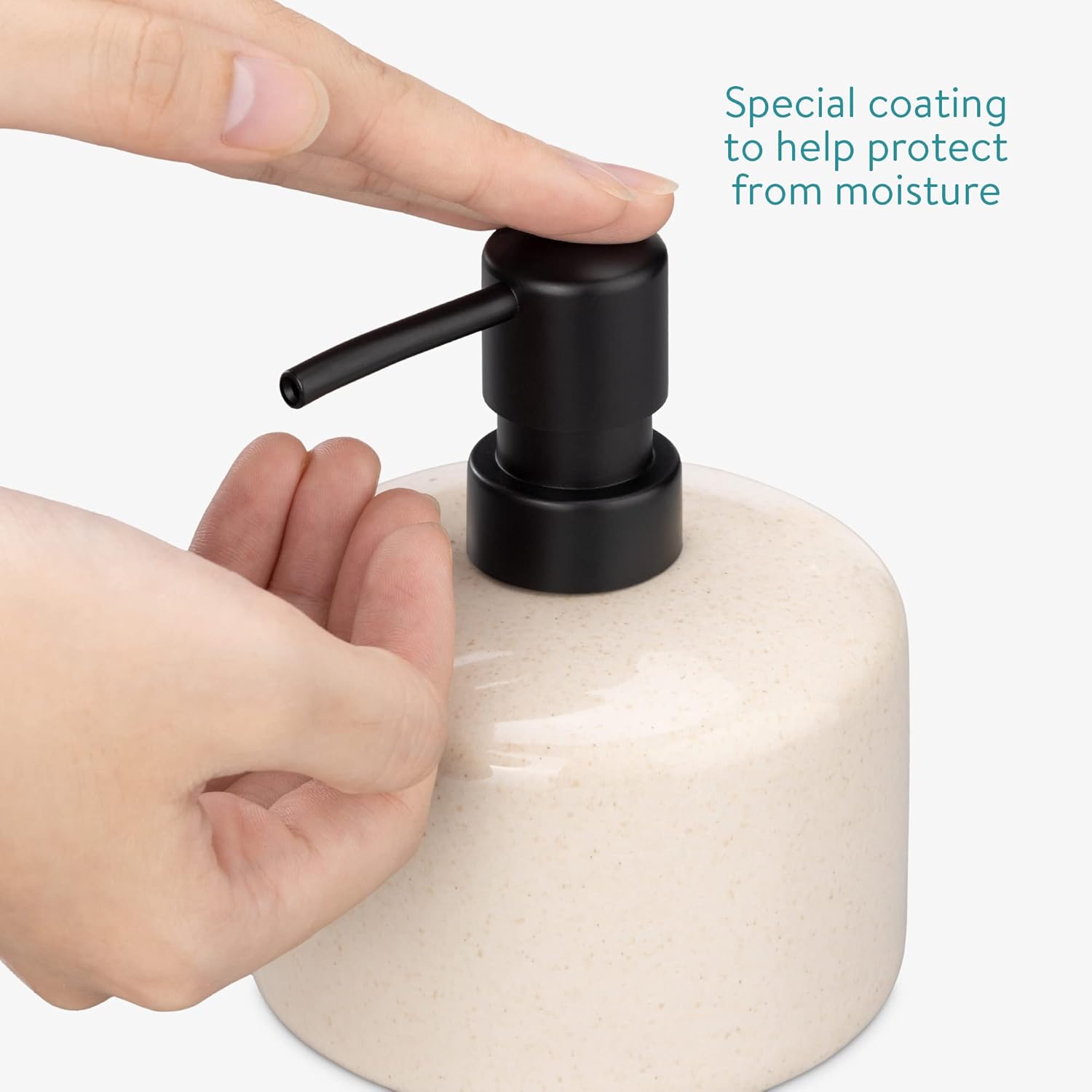 Navaris Ceramic Bathroom Accessories Set 3 Pieces