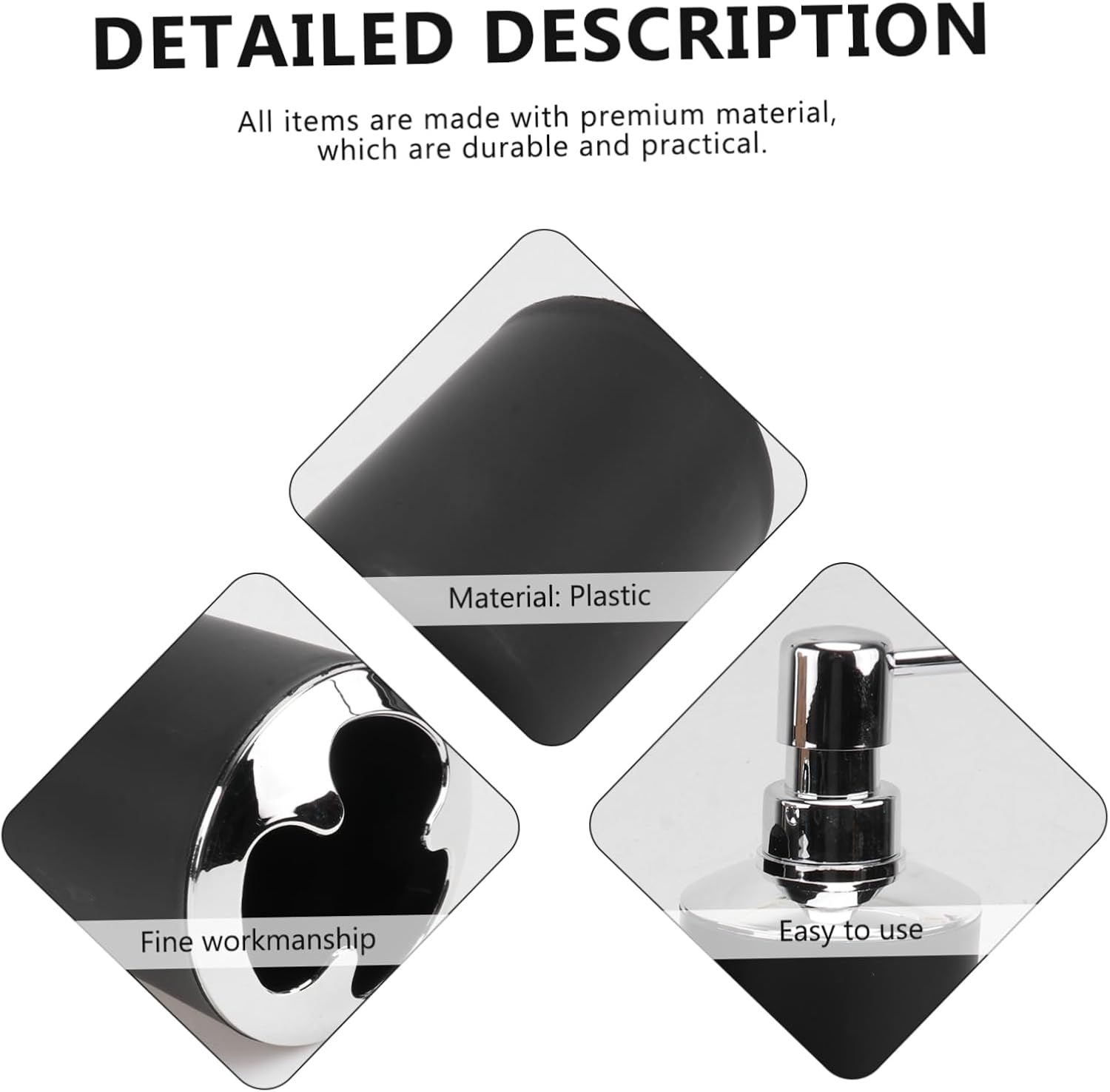FONDOTIN Four-Piece Toiletry Set Luxury Bathroom Accessories 1