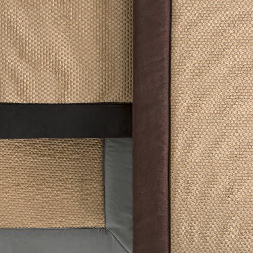 Lavish Home 2pc Memory Foam Bath Mat Set - Platinum and Tan