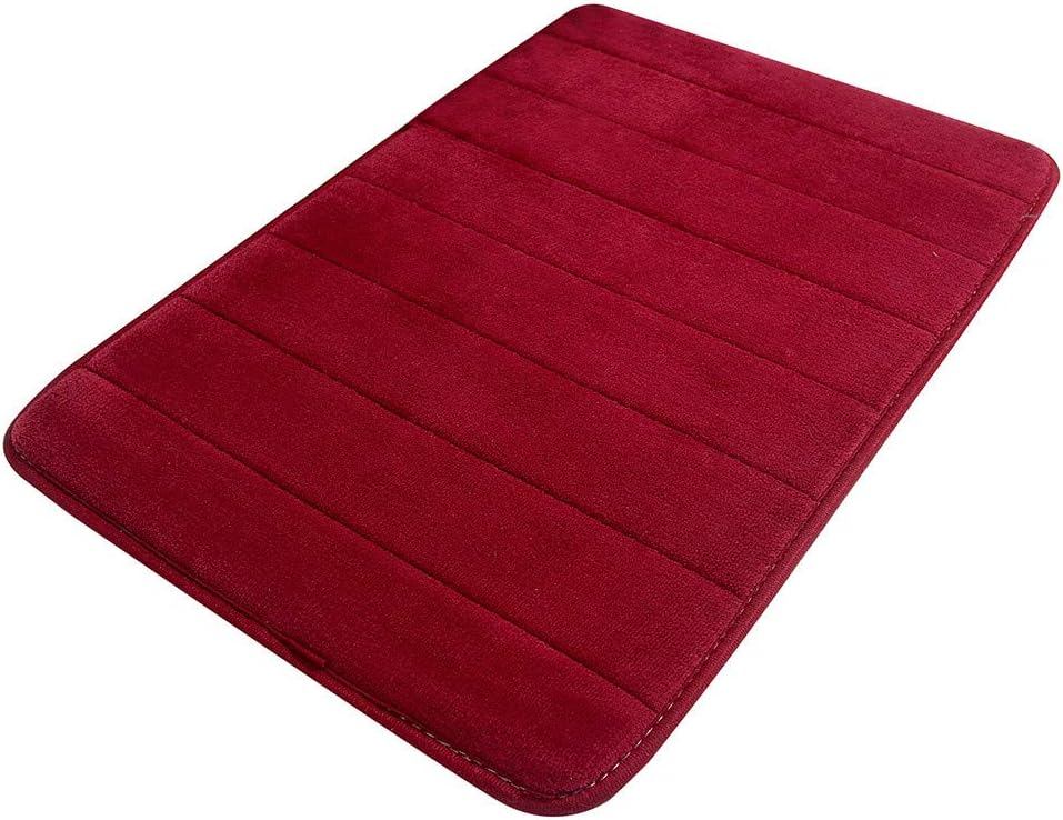 Memory Foam Bath Mat with Non-Slip Base and Fast-Dry Design