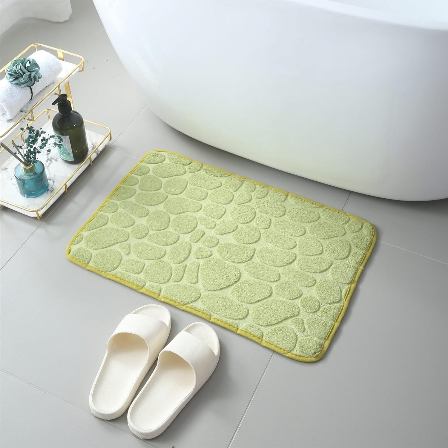 Cozy Memory Foam Bath Mat with Non-Slip Backing