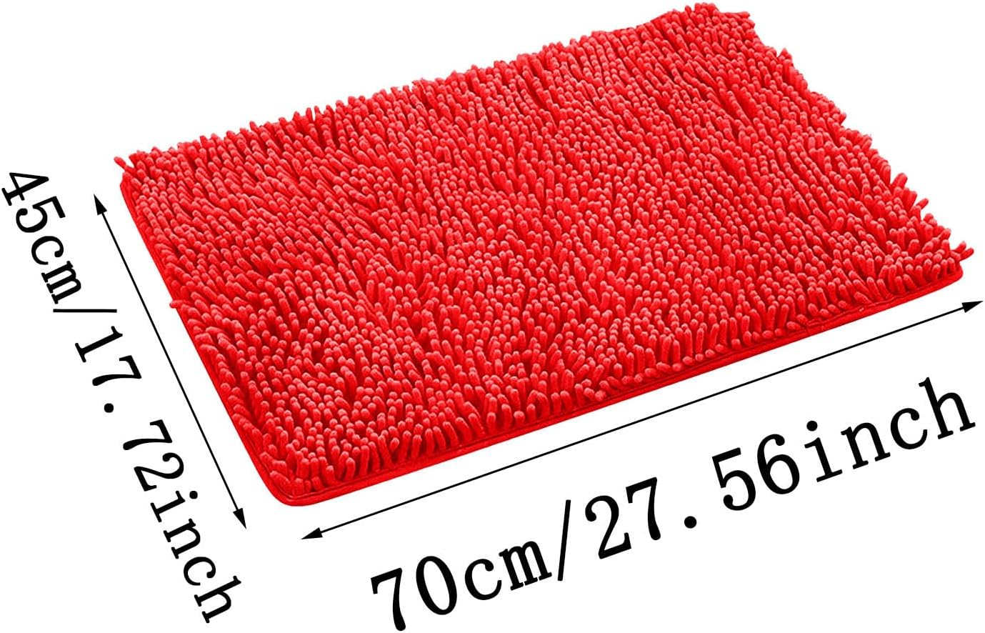 Gooddyiyukey Non-Slip Shaggy Bath Rug Set 2024