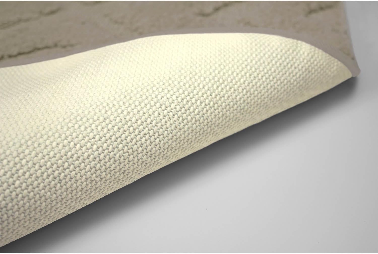 Jean Pierre Lilah Plush Bath Mat Set 21 x 34 Linen 2 Piece