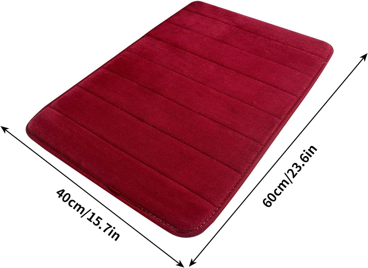 Memory Foam Bath Mat with Non-Slip Base and Fast-Dry Design