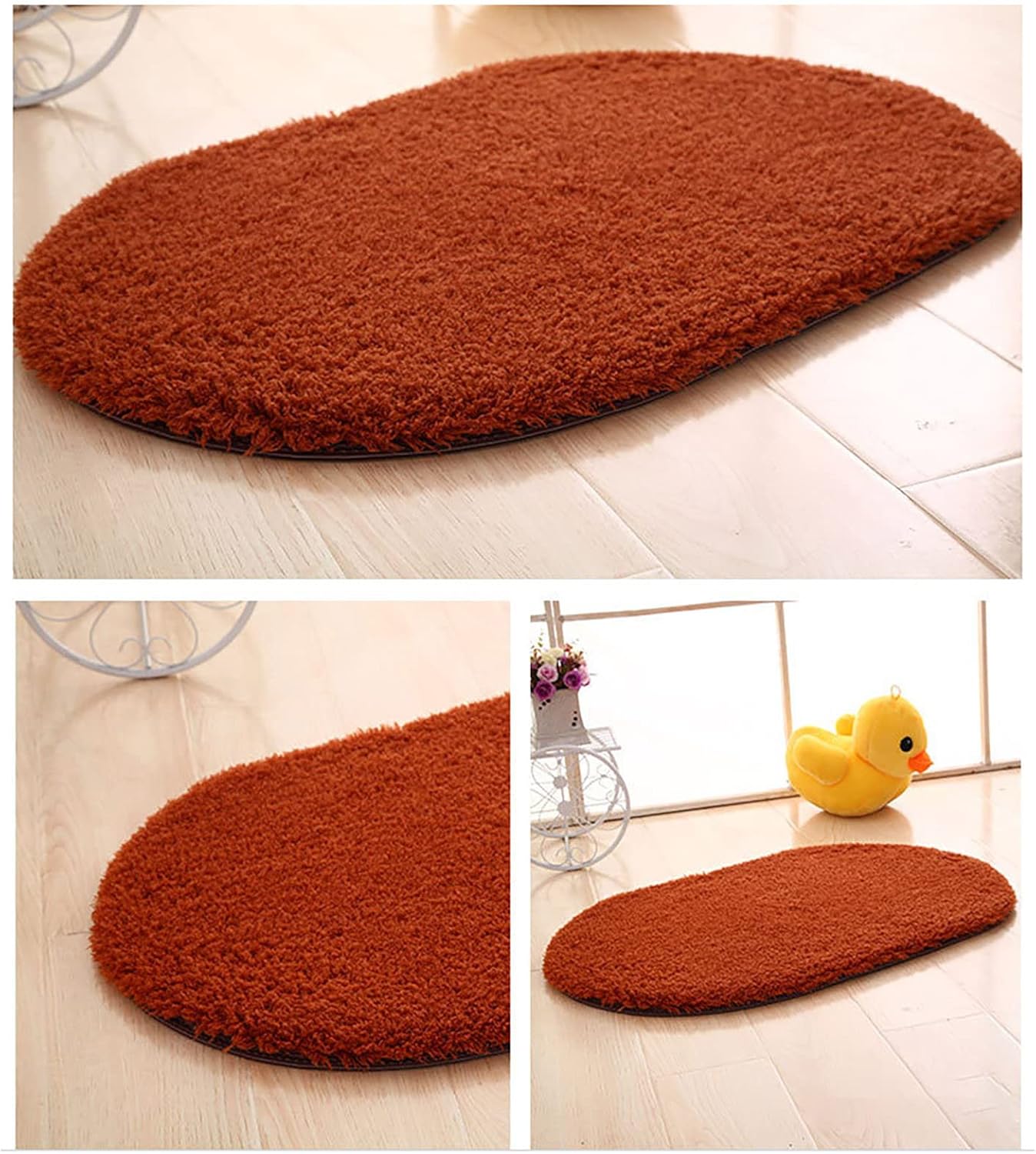 KELINFONG 27x18 Extra Soft Non-Slip Bath Rug Set