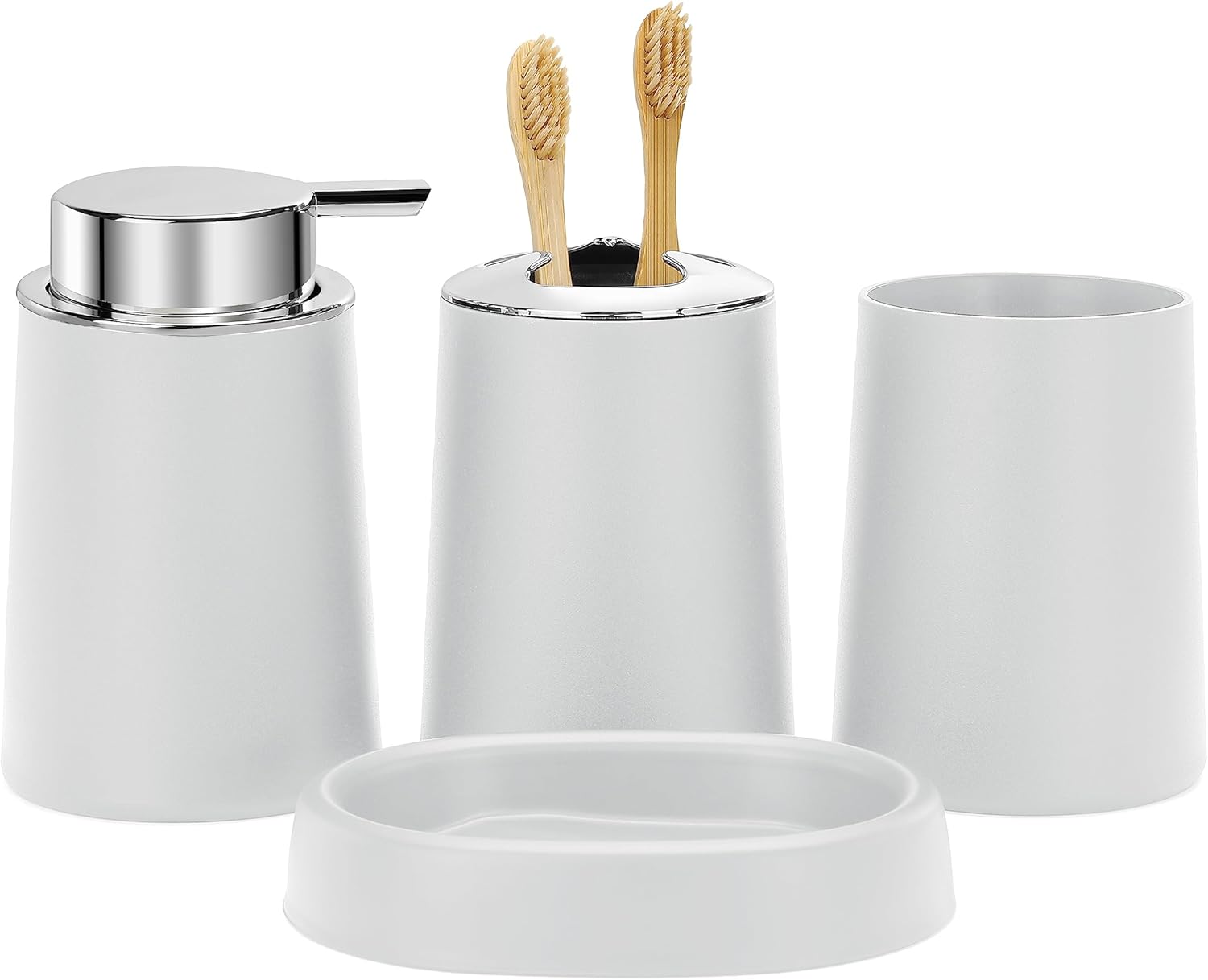 FEILANDUO 4 Pcs Bathroom Accessory Set
