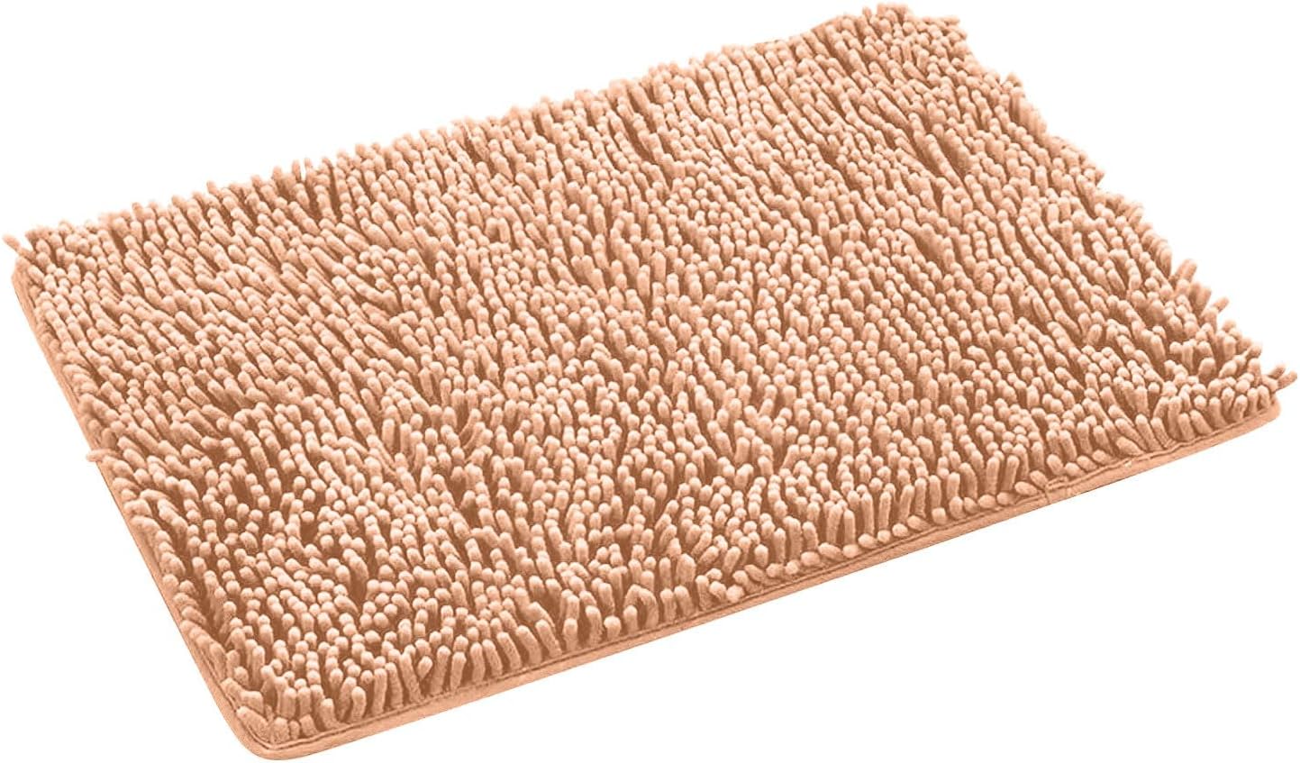 Gooddyiyukey Bath Mat 27x18 Inch Non-Slip Absorbent Rug