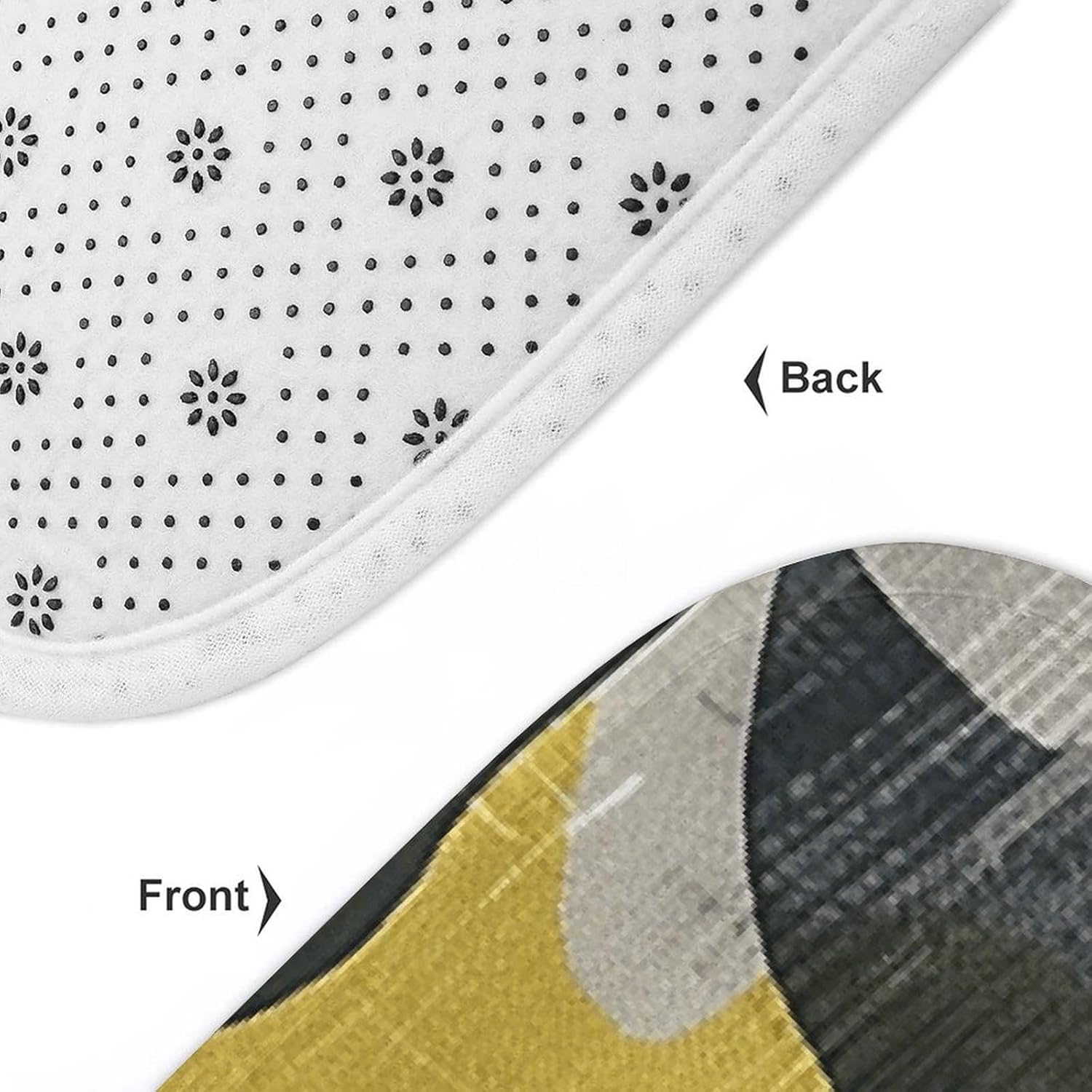 Premium 3-Piece Bathroom Rug Set with Non-Slip Backing