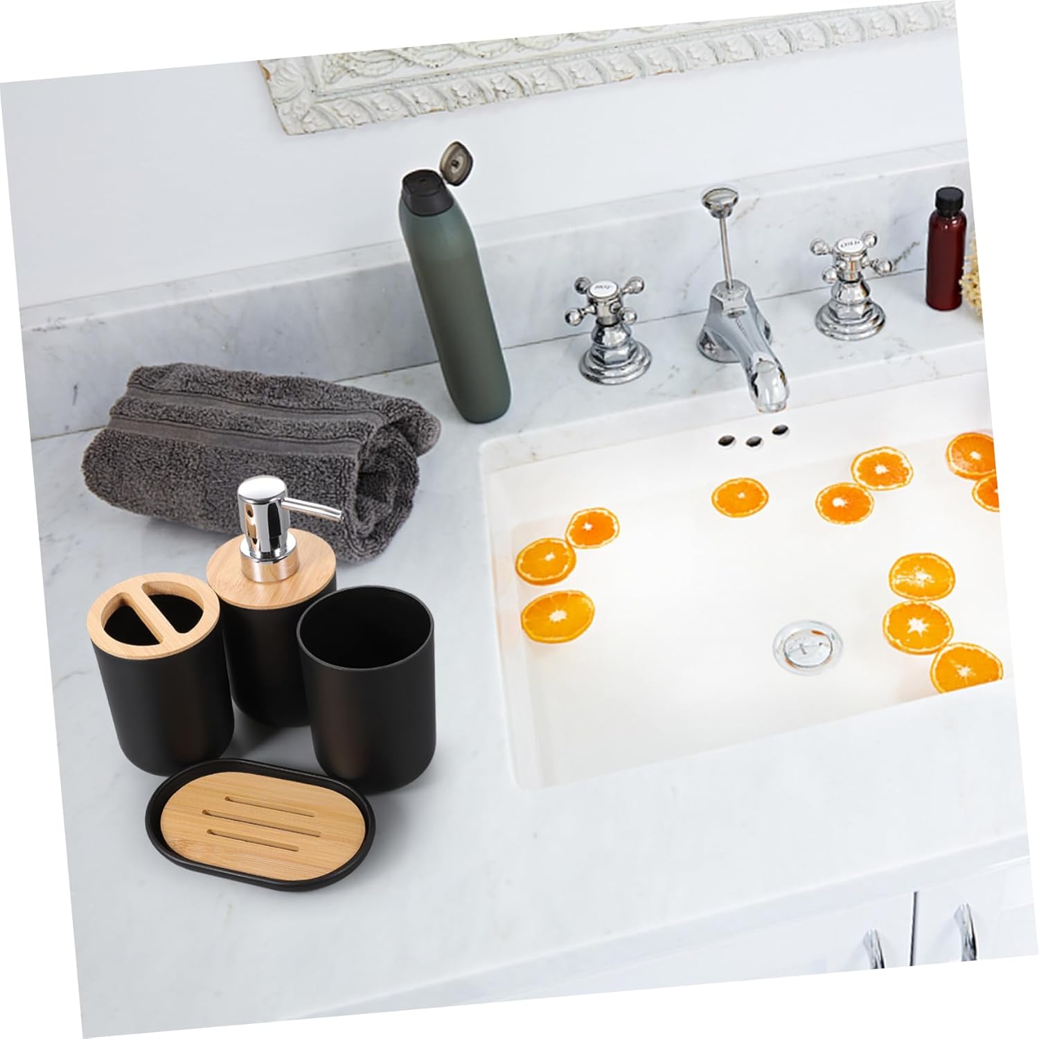 LIFKOME Bathroom Accessories Set for Boys and Girls