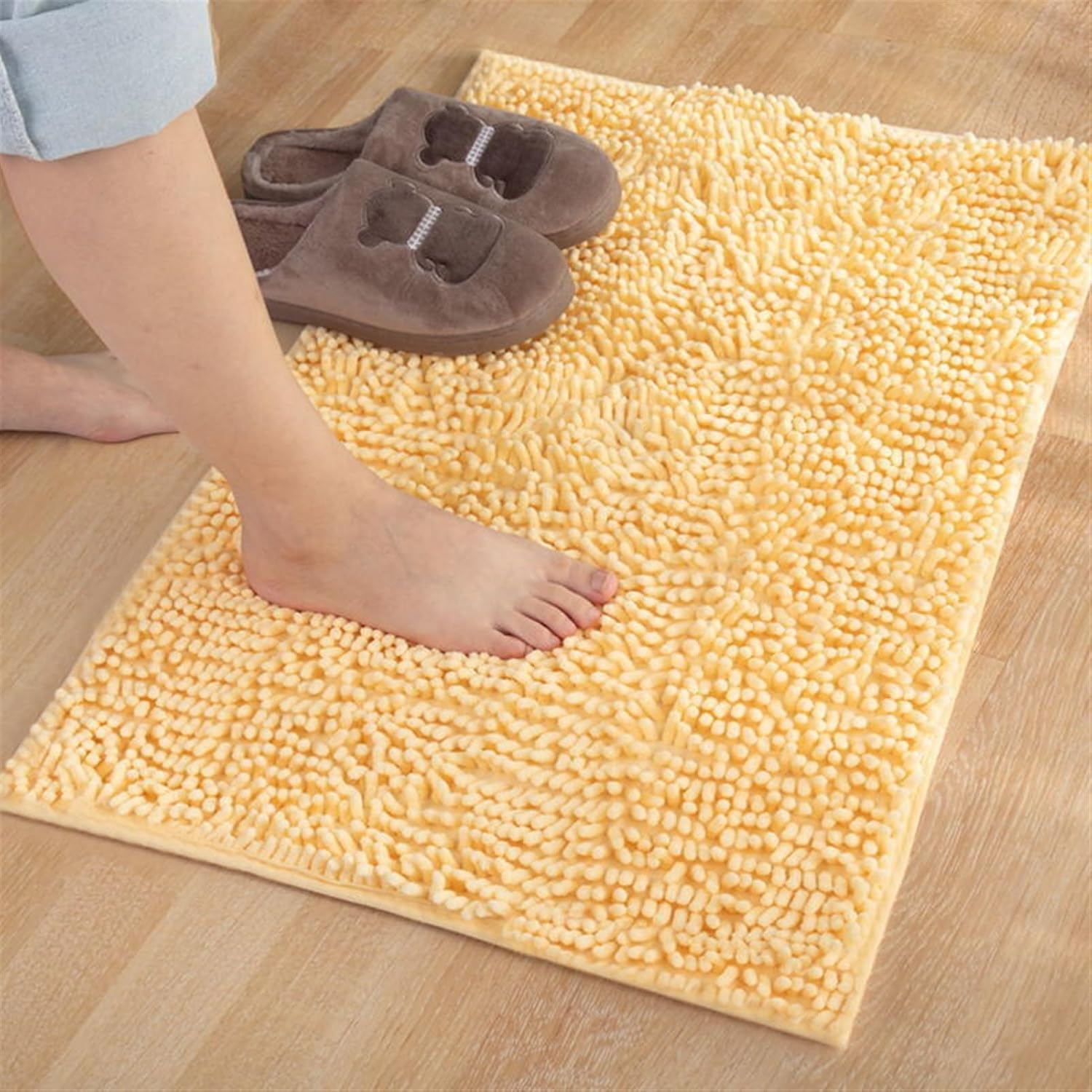 Reyox Thick Chenille Bath Mat Non Slip 10 x 16 Feet