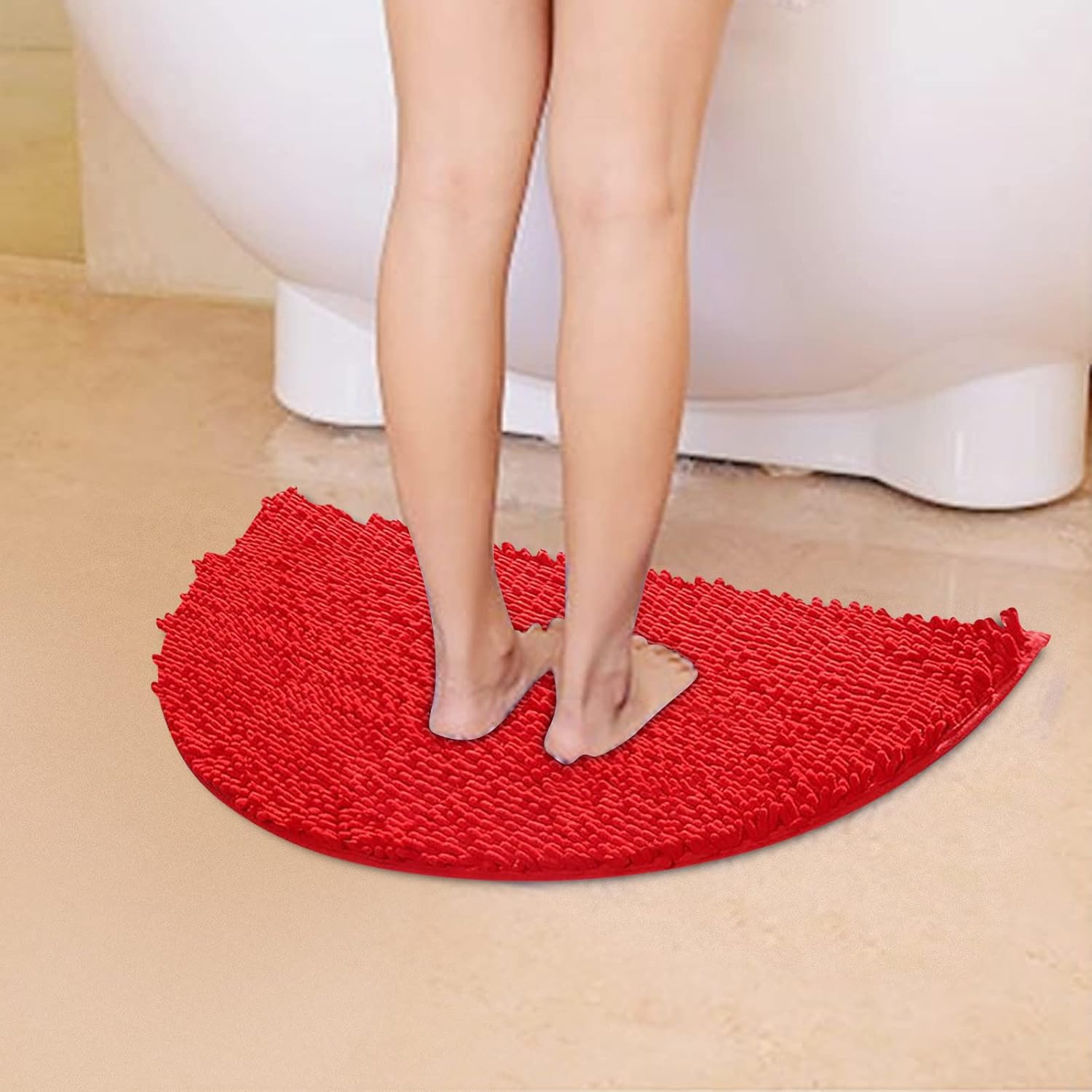 Bathroom Rug Non-Slip Plush Comfortable Quick Drying Absorbent Mat