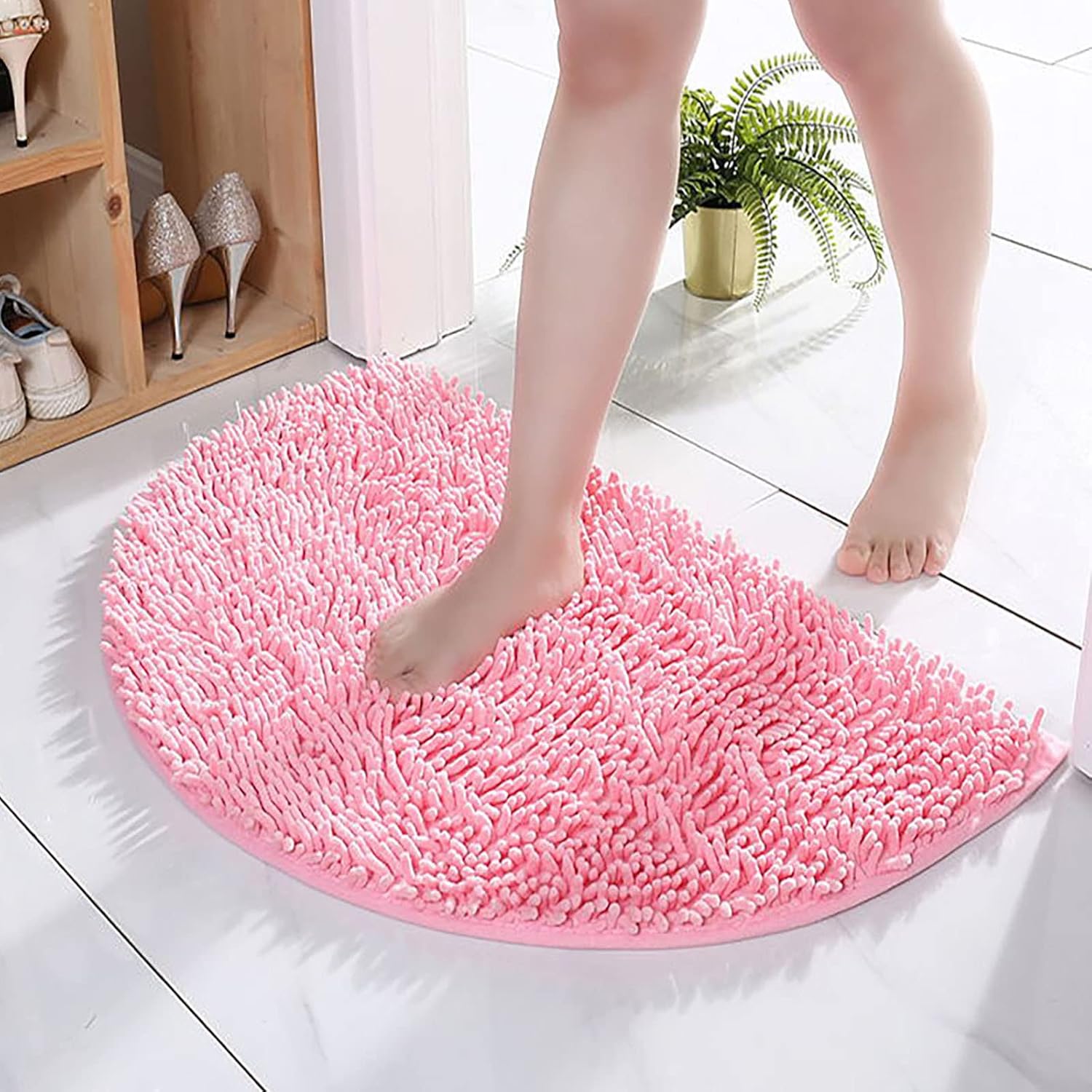 Cozy Bathroom Rug with Super Absorbent and Non-Slip Design