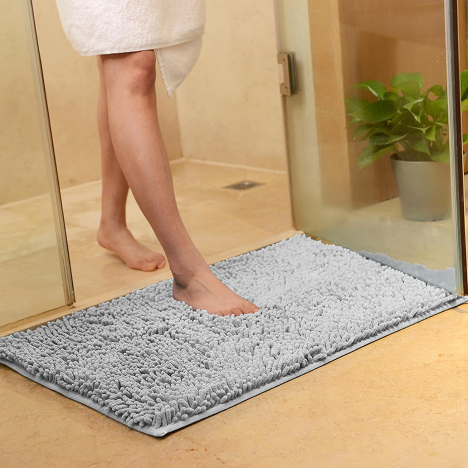 Boho Bath Rug Set 27 x 18 Non-Slip Microfiber