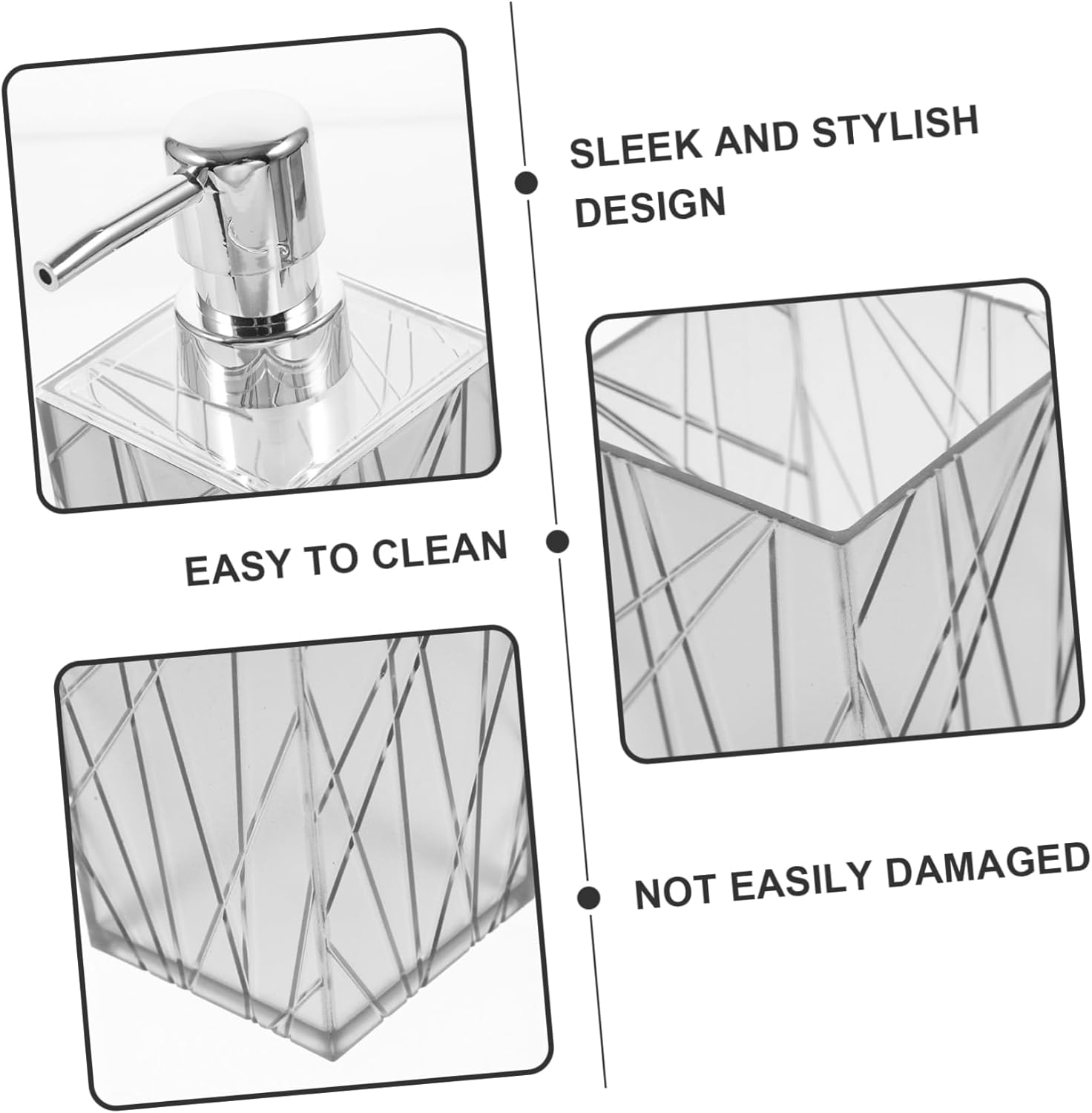 IMIKEYA 1 Set Bathroom Essentials Dispenser Kit