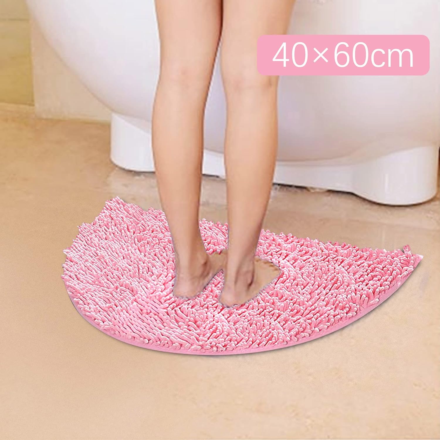 Cozy Bathroom Rug with Super Absorbent and Non-Slip Design