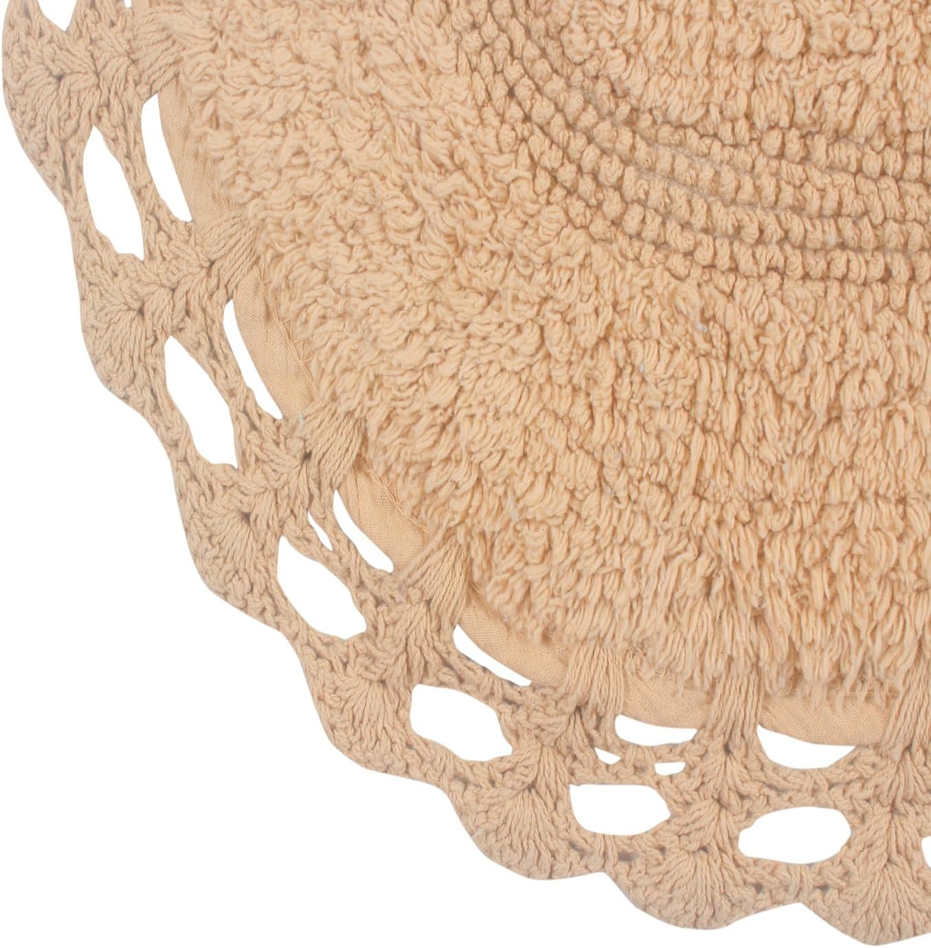 Home Weavers Hampton Crochet Reversible Bathmat Set