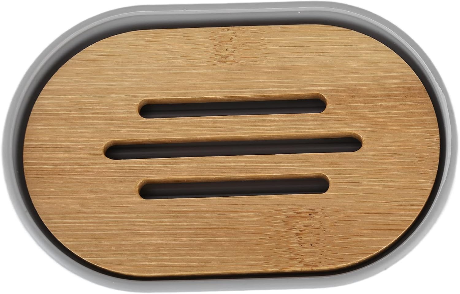 4Pcs Bamboo Bathroom Accessory Set - Waterproof and Sustainable