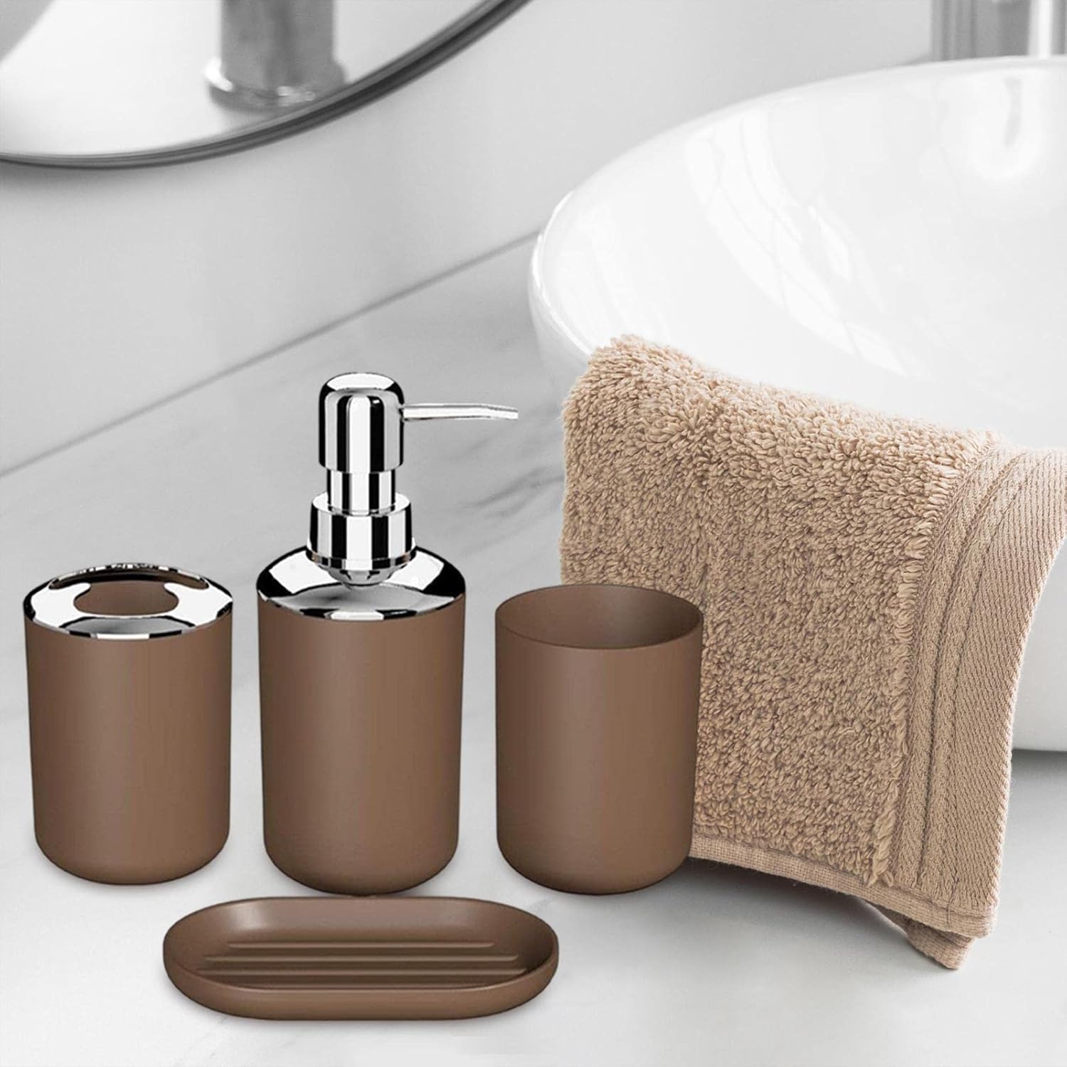 Duiaynke 4pcs Bathroom Accessories Set 1