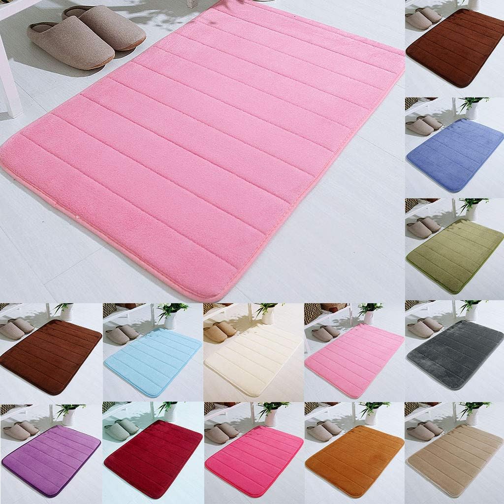 Memory Foam Bath Mat Rug - Non-Slip Soft and Water Absorbent