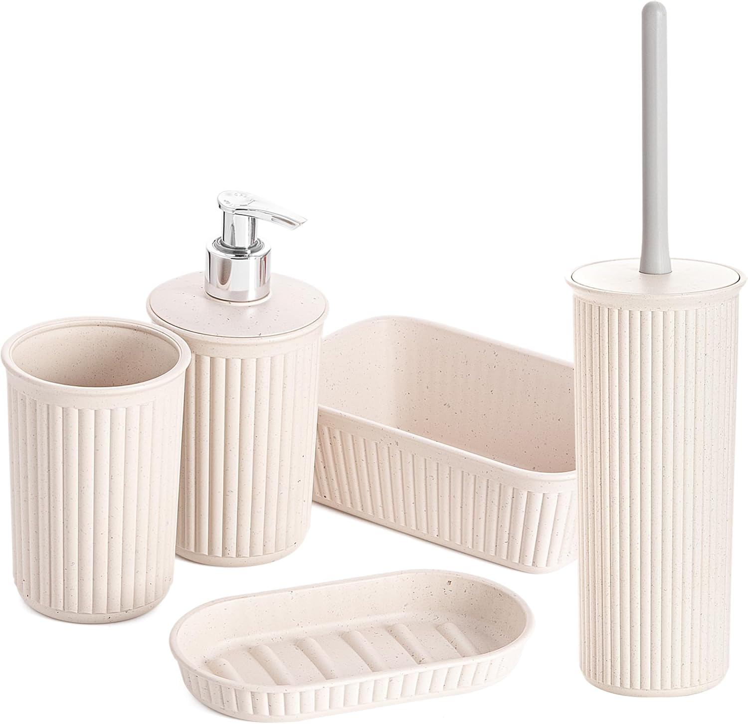 Superio 4-Piece Bathroom Accessories Set