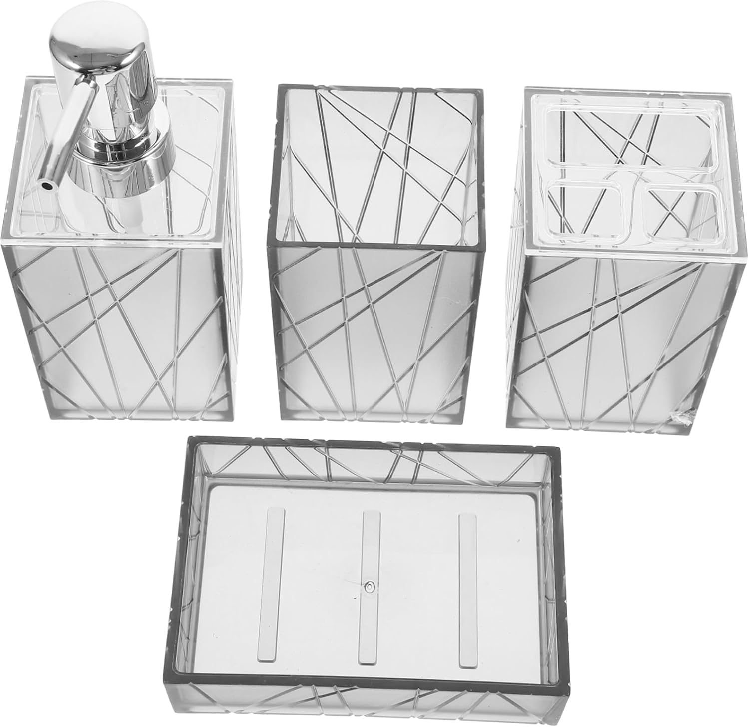 IMIKEYA 1 Set Bathroom Essentials Dispenser Kit