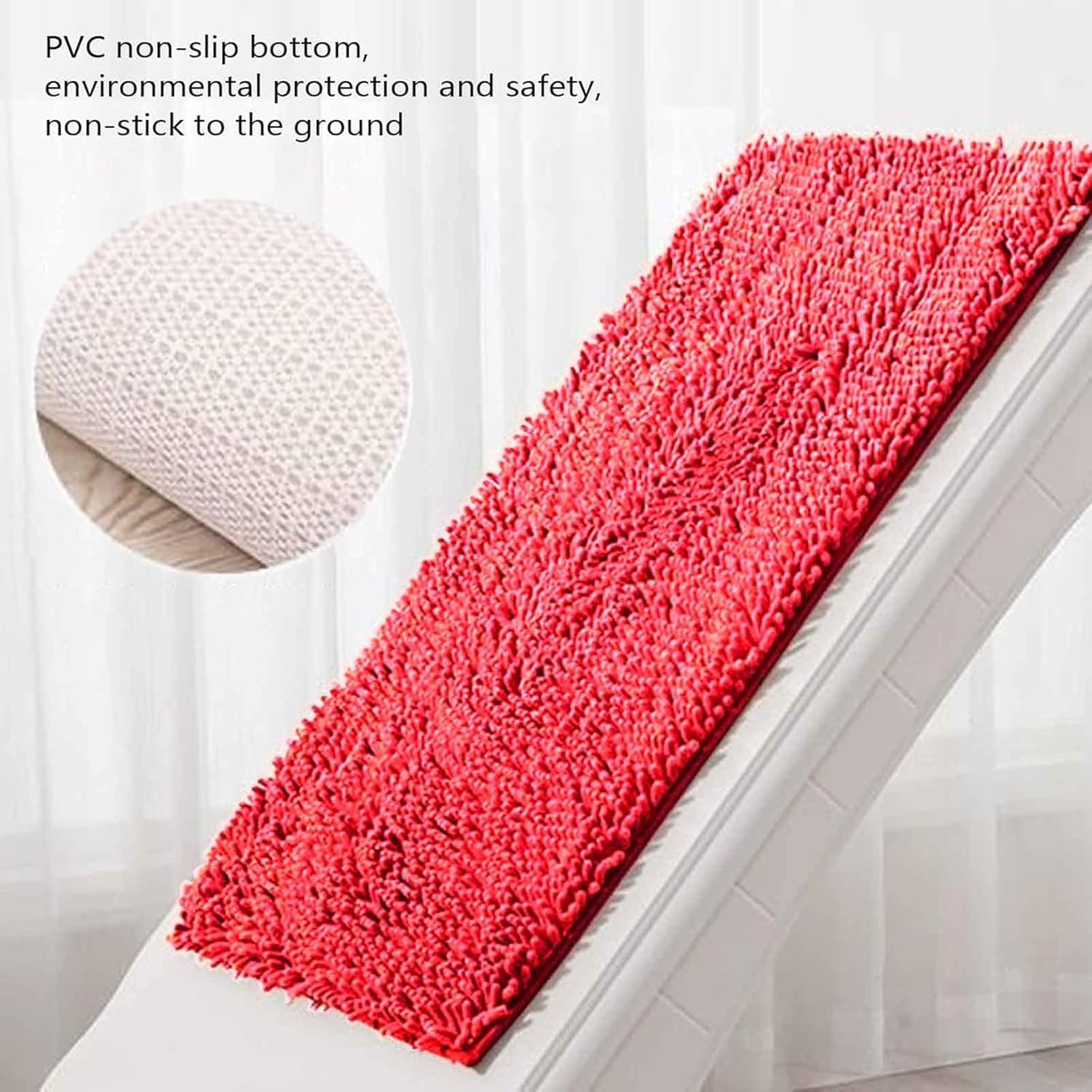 Gooddyiyukey Non-Slip Shaggy Bath Rug Set 2024