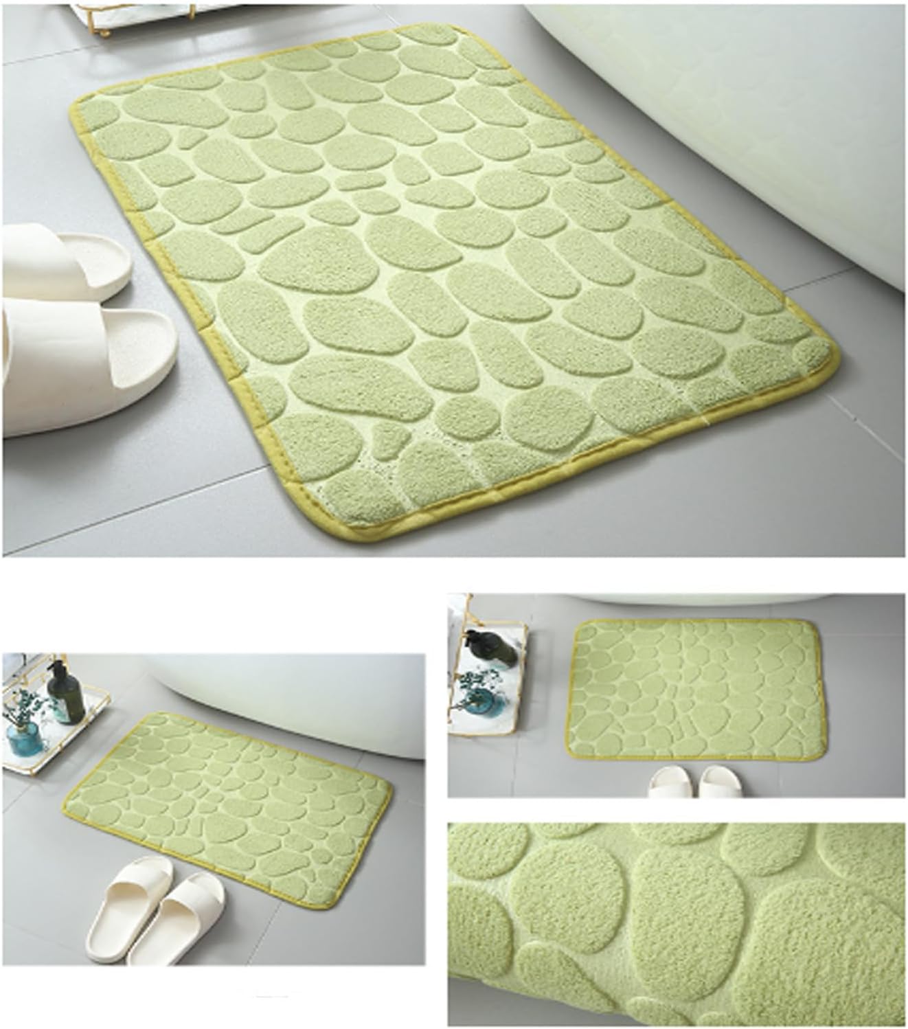 Cozy Memory Foam Bath Mat with Non-Slip Backing