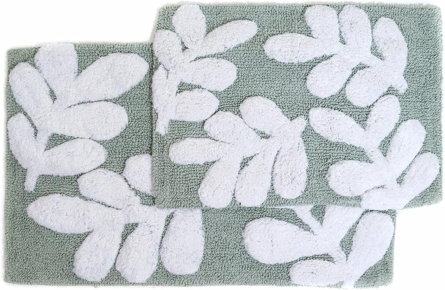 Chesapeake Monte Carlo Bath Rug Set 2Pc Linen Chocolate