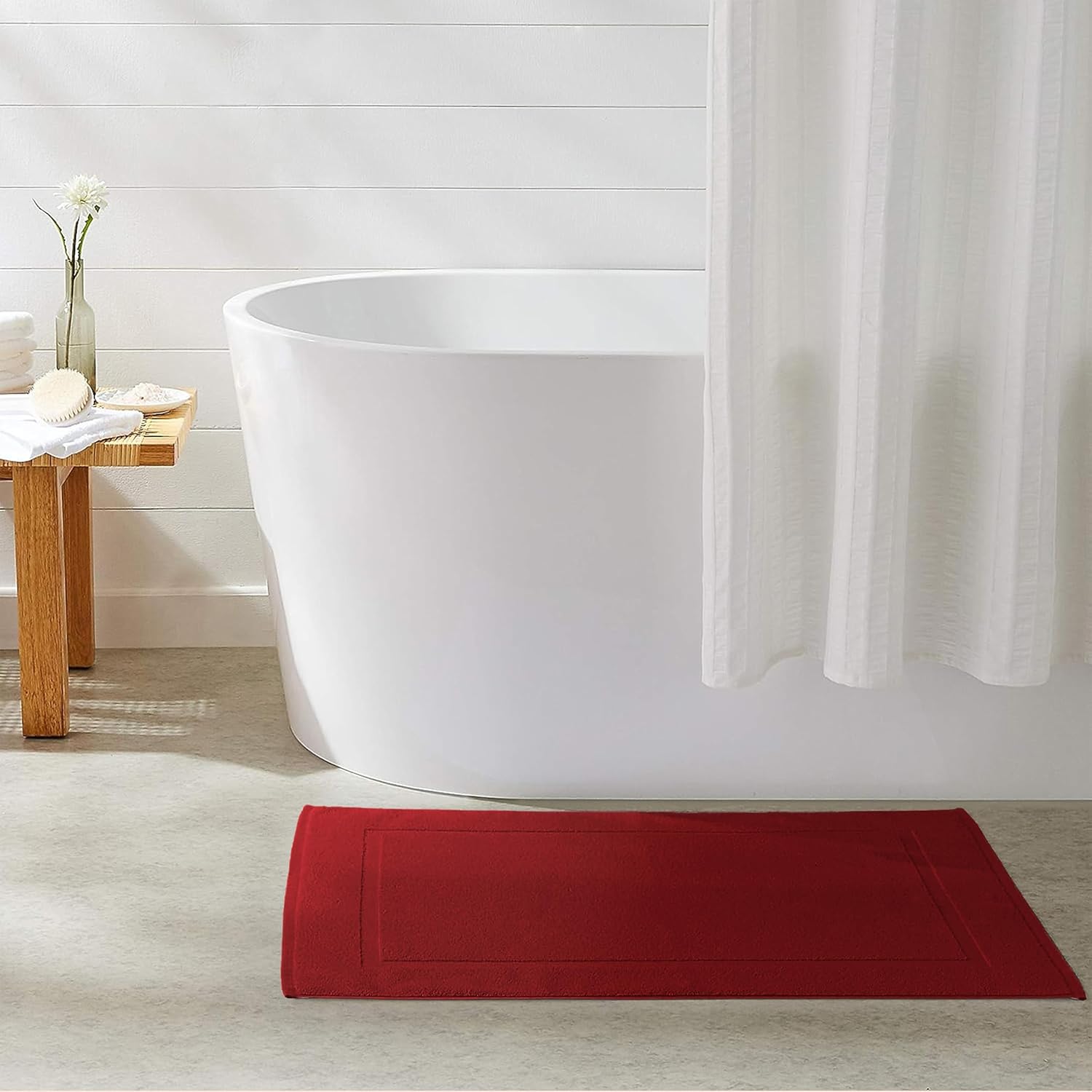 Canadian Linen Yukon Bath Mats 2 Pack Lightweight Quick Dry