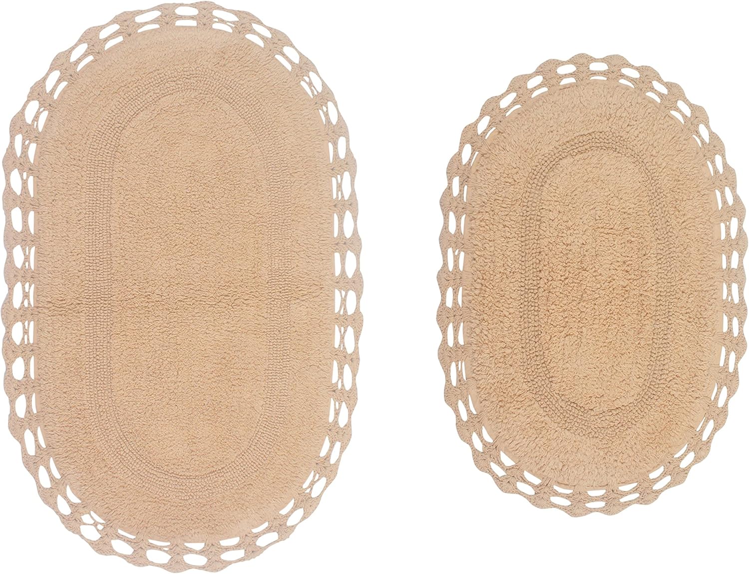 Home Weavers Hampton Reversible Bath Mat 2 Piece Set