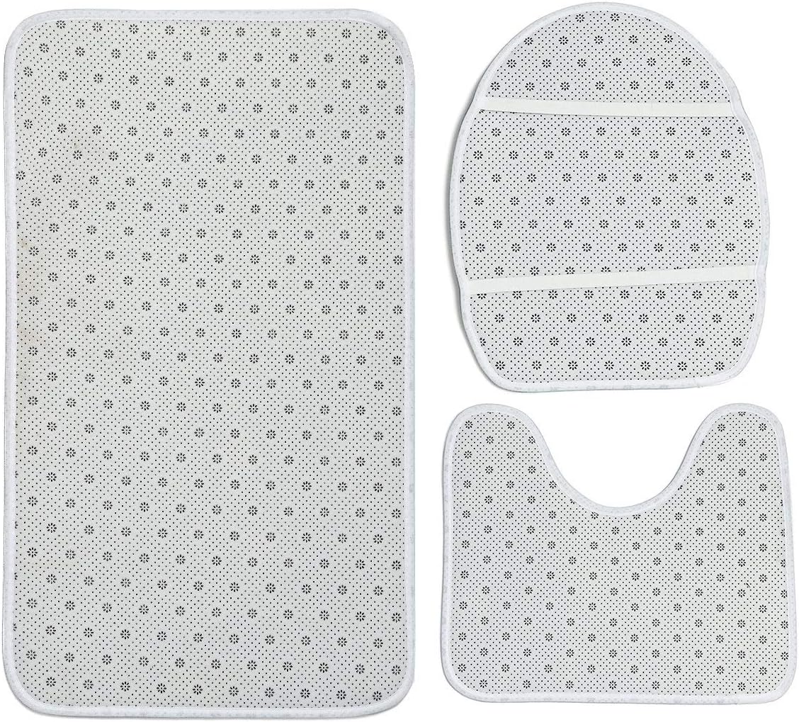 Wotrend Easter 3 Piece Bath Rug Set