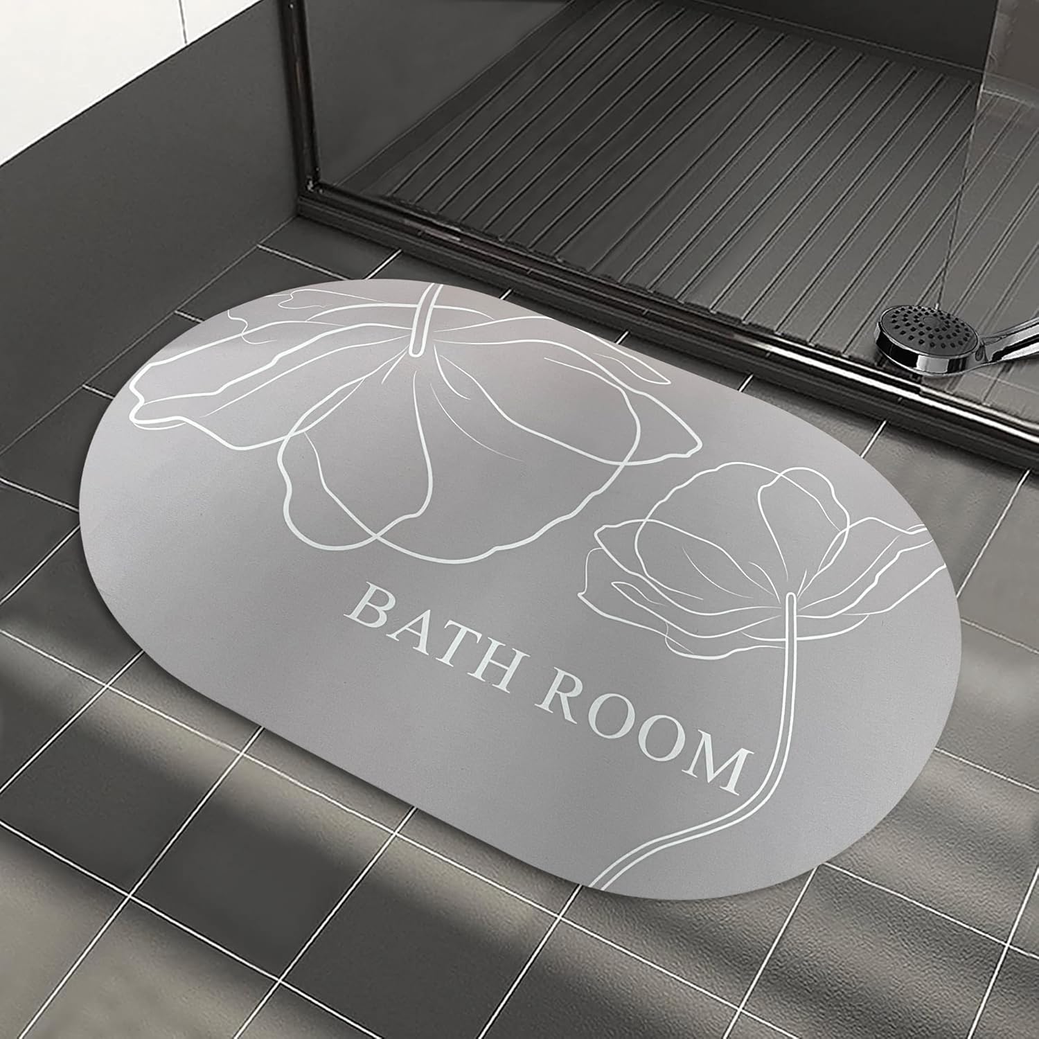 Super Absorbent Quick Dry Non-Slip Bath Mat 20 x 31