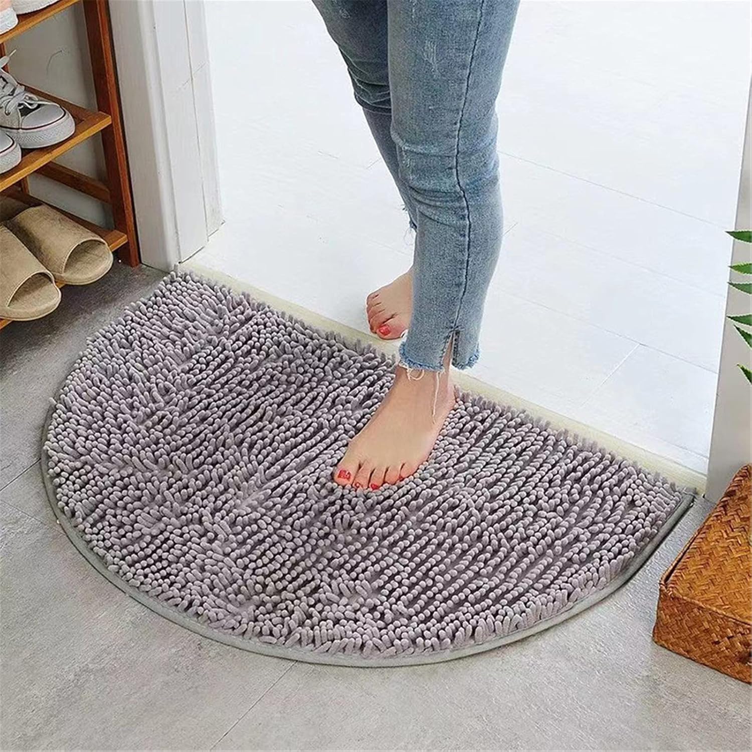 Gooddyiyukey 20 x 14 Non-Slip Bath Rug Set