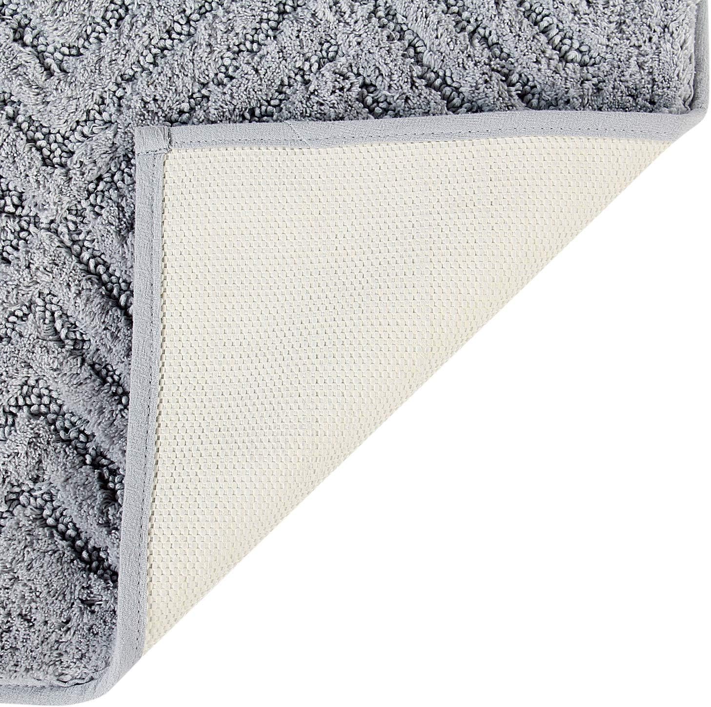 Better Trends Bathroom Rug 24 x 40 Soft Non-Slip Cotton Bath Mat