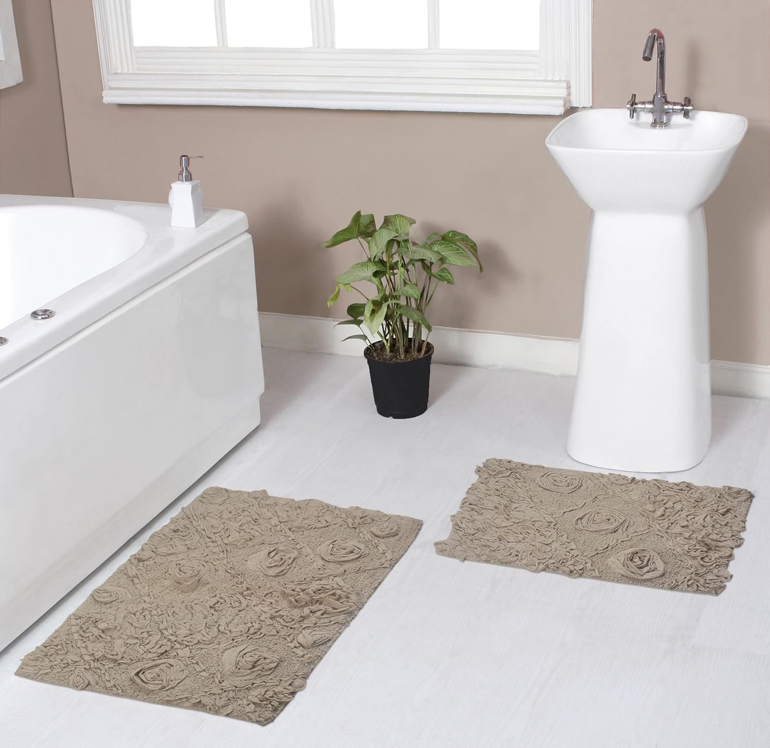 Home Weavers Modesto Bath Rug Set 2 Piece SM