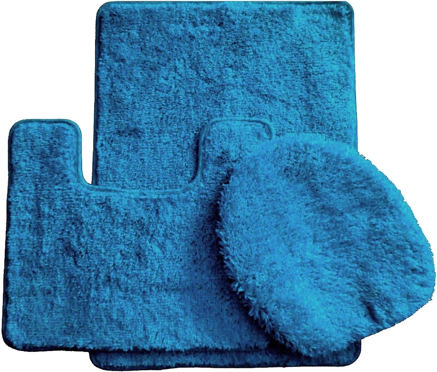 BH Home Linen 3 Piece Ultra Spa Bath Rug Set