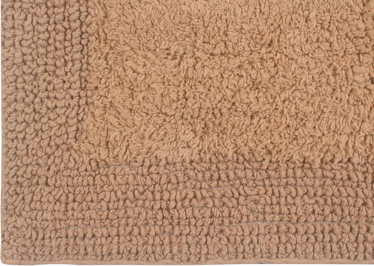 Home Weavers Luxury Cotton Reversible Bath Rug Set