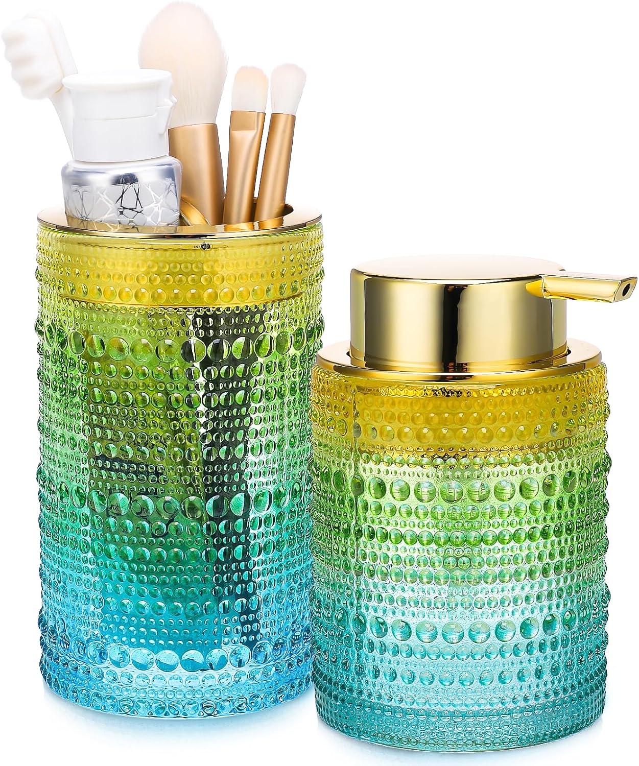 Nafhone Gradient Glass Bathroom Accessories Set 2 Pcs