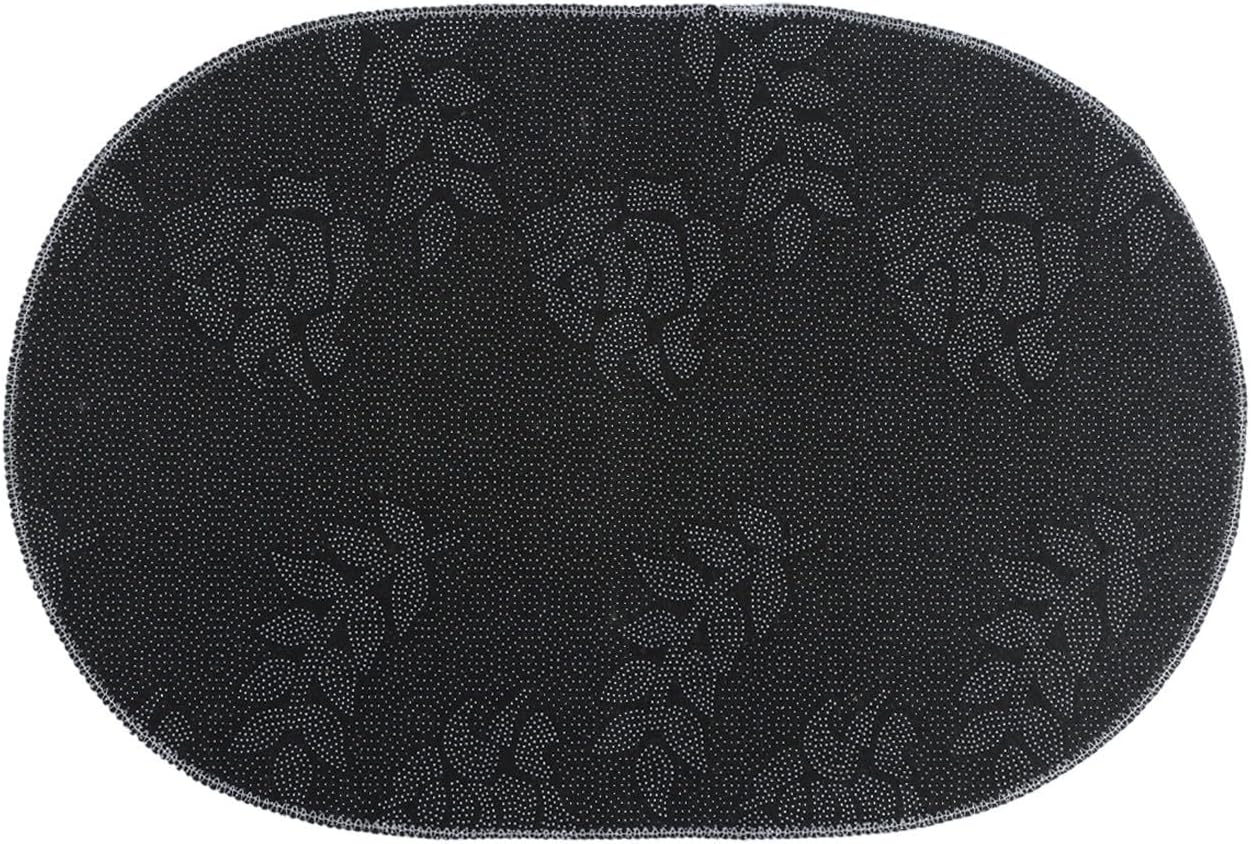 Luxuriate Bath Rug with Non-Slip Rubber Backing