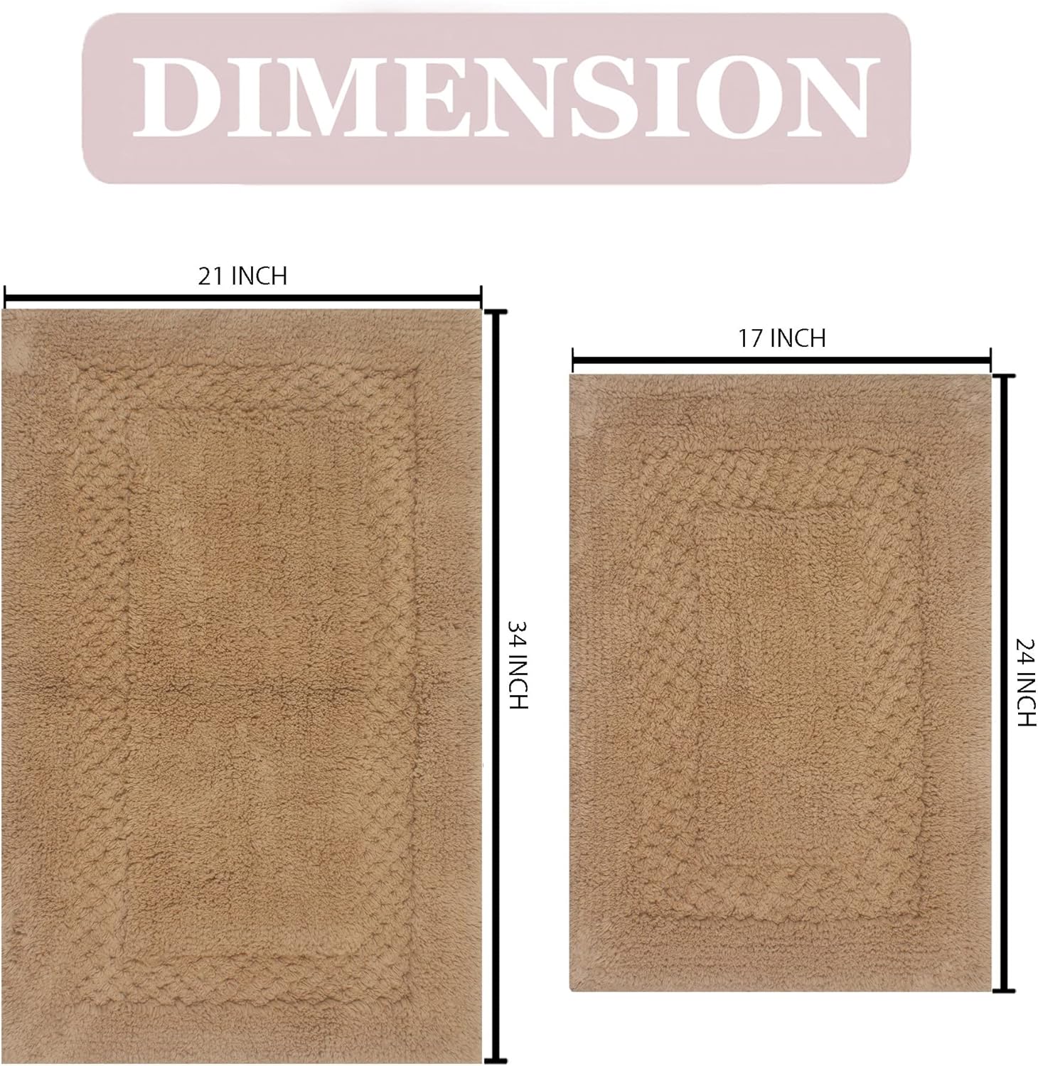 Home Weavers Classy Bathmat 2 Piece Set