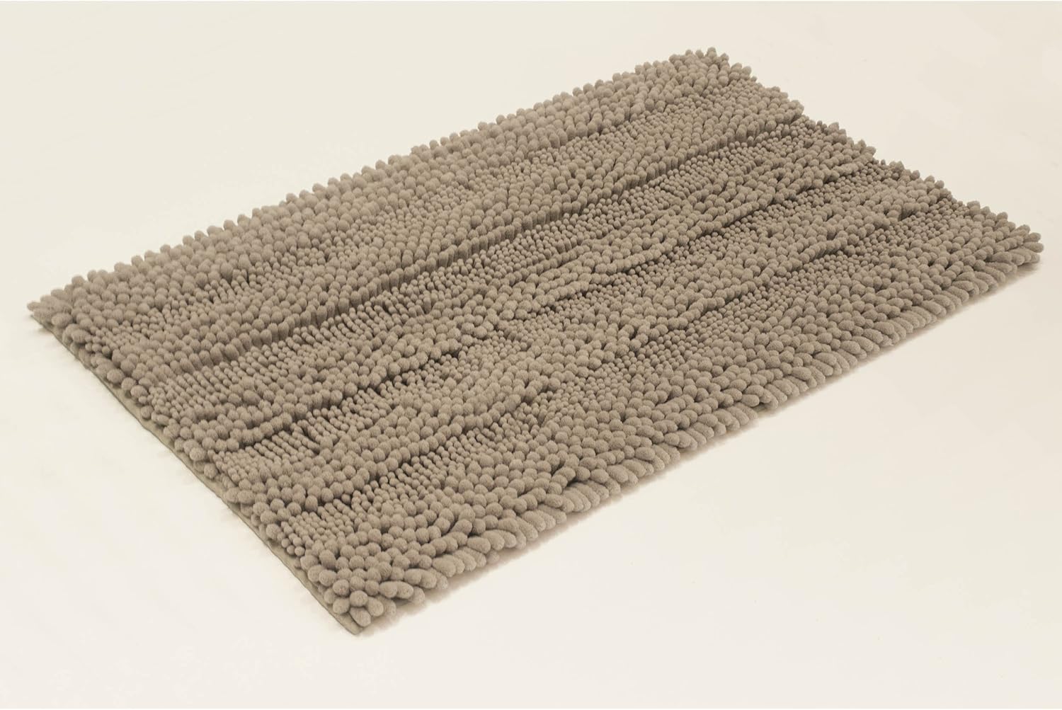Laura Ashley Astor Striped Plush Chenille Bath Mat Set
