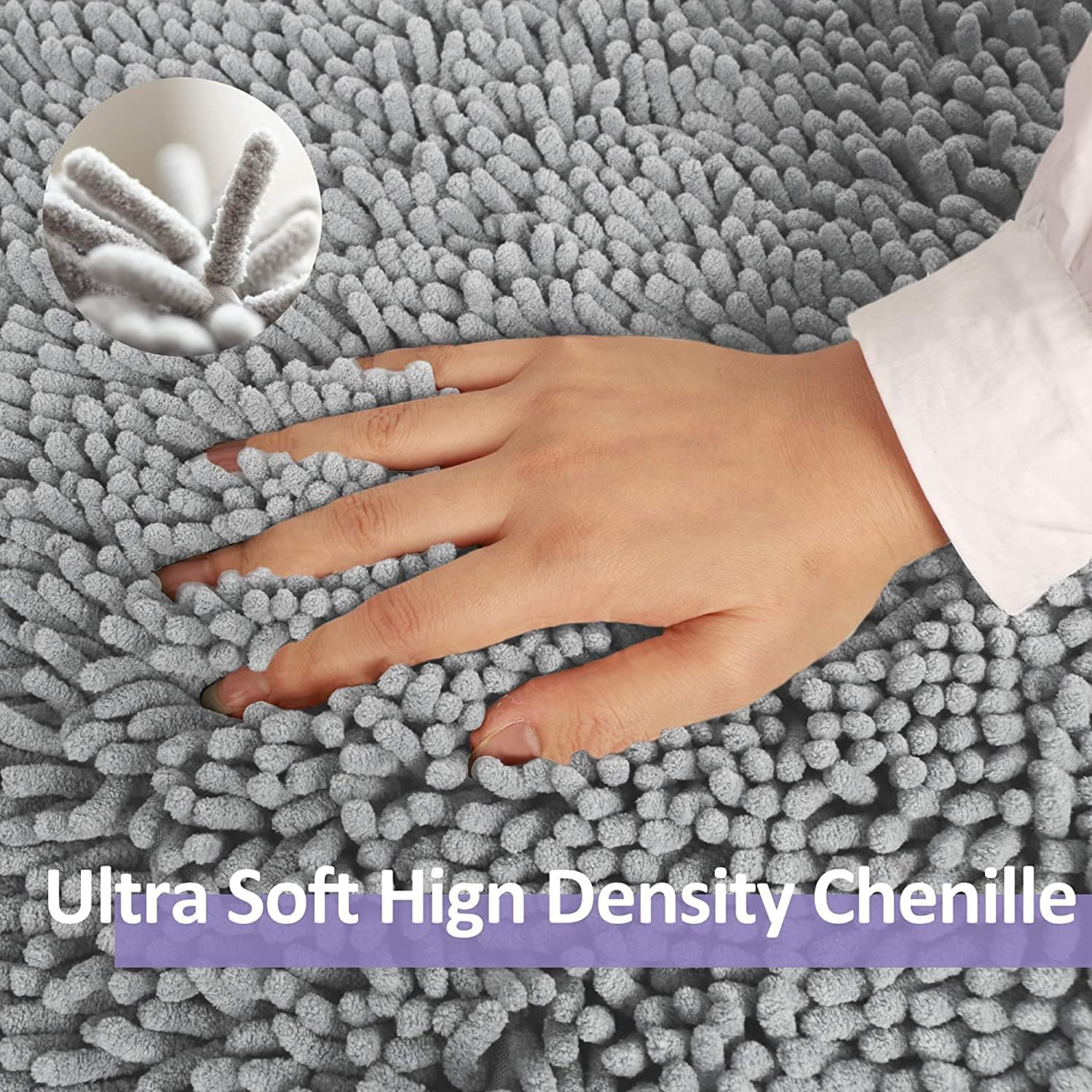 RUN HELIX Super Soft 2 Piece Bath Rug Set