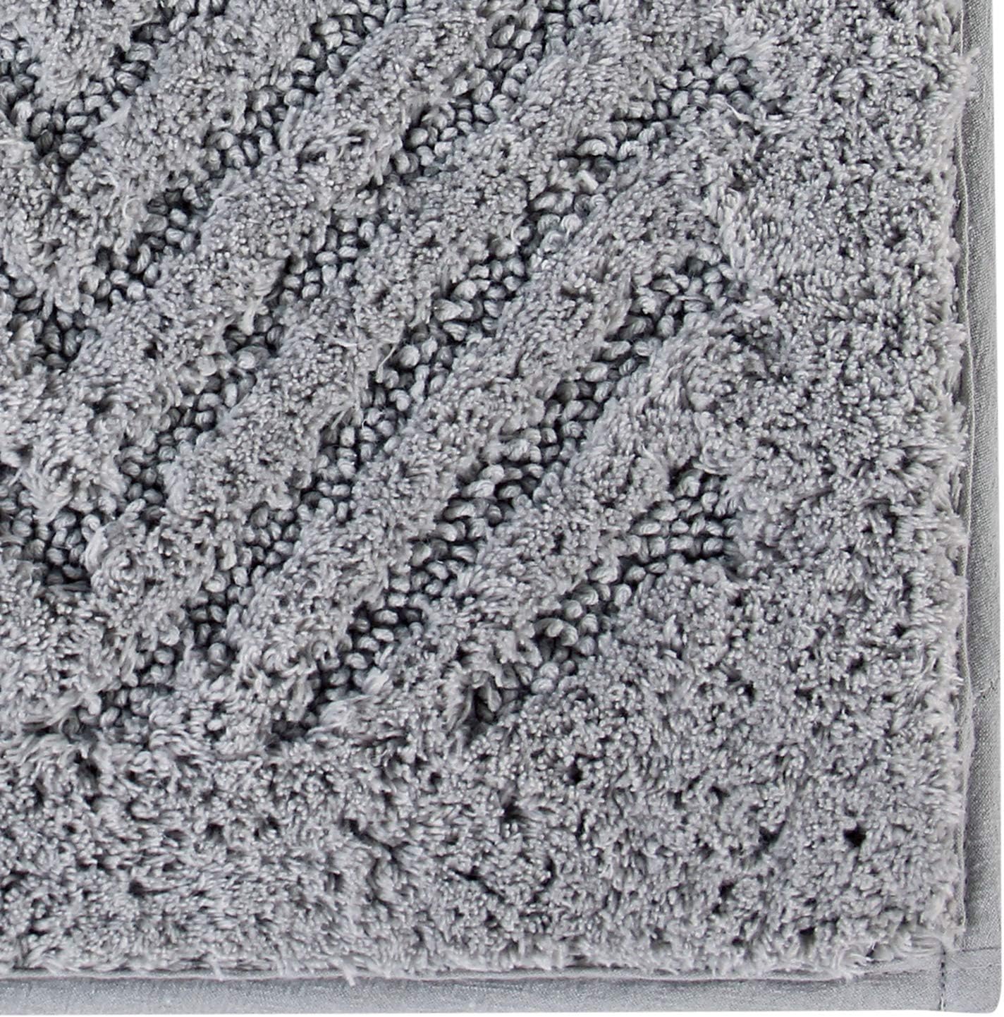 Better Trends Bathroom Rug 24 x 40 Soft Non-Slip Cotton Bath Mat