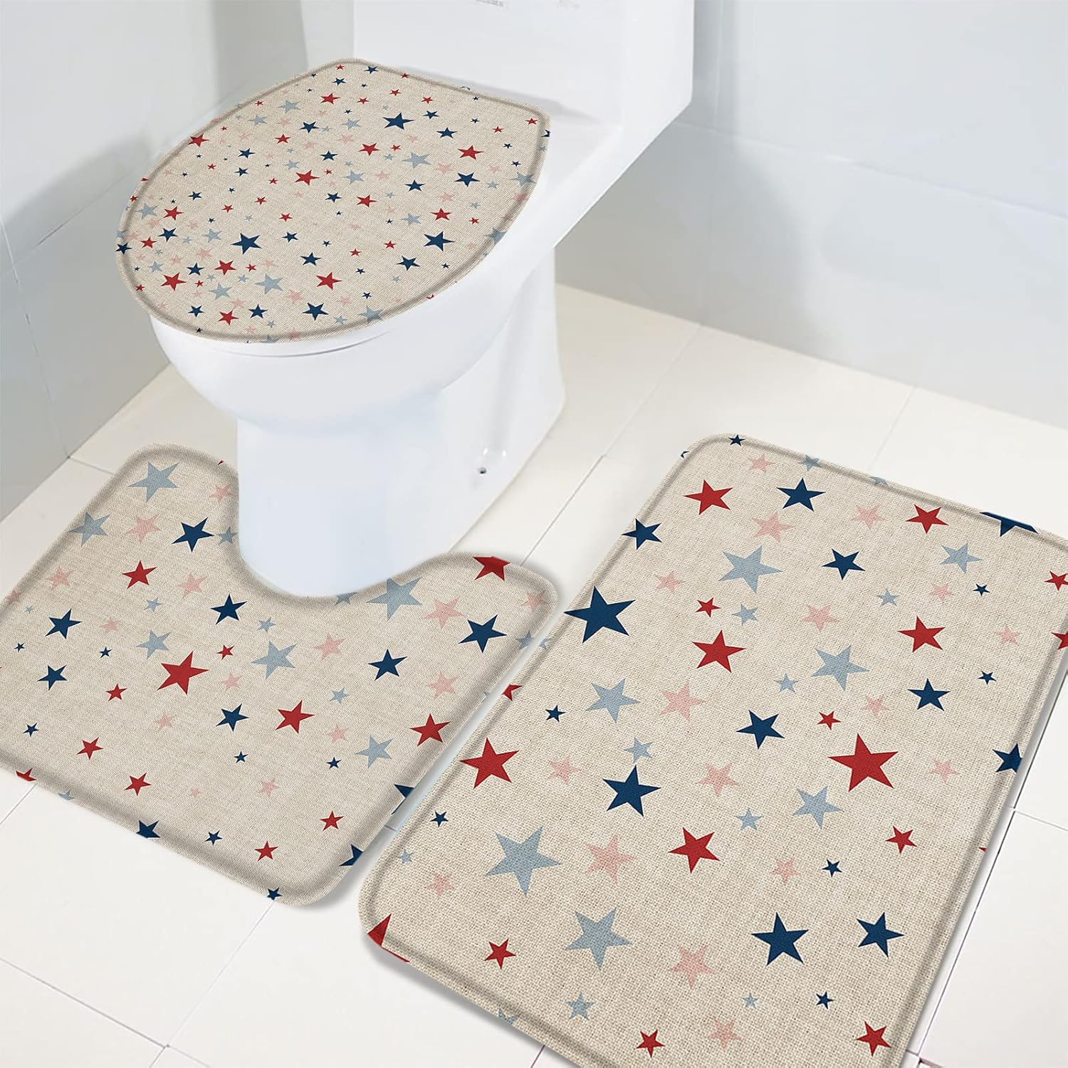American Stars Independence Day Bathroom Rug Set of 3 - Small 1
