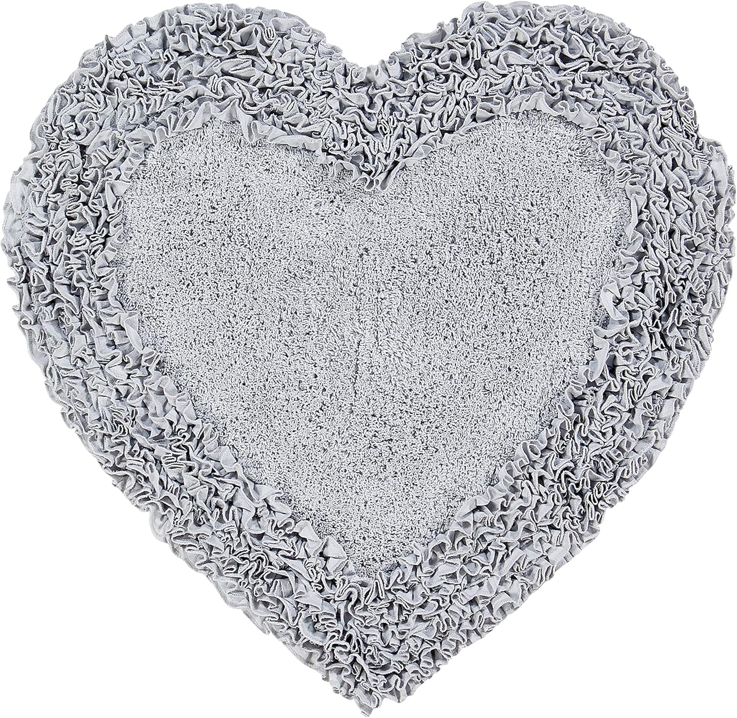Better Trends Shaggy Border Bath Rug 100 Cotton 30 Heart