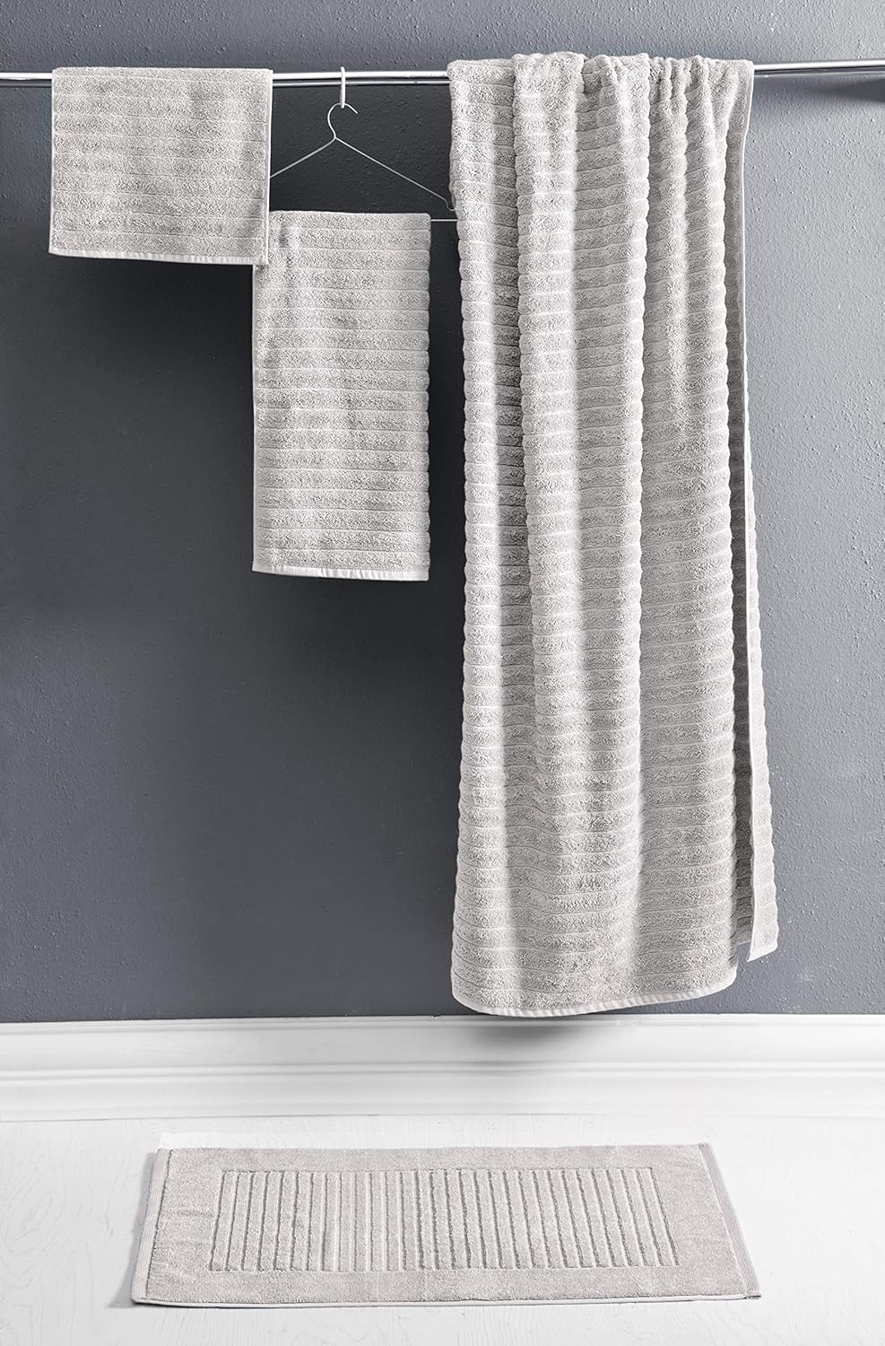 Classic Turkish Towels CTT - 2 Piece Bath Mats Set