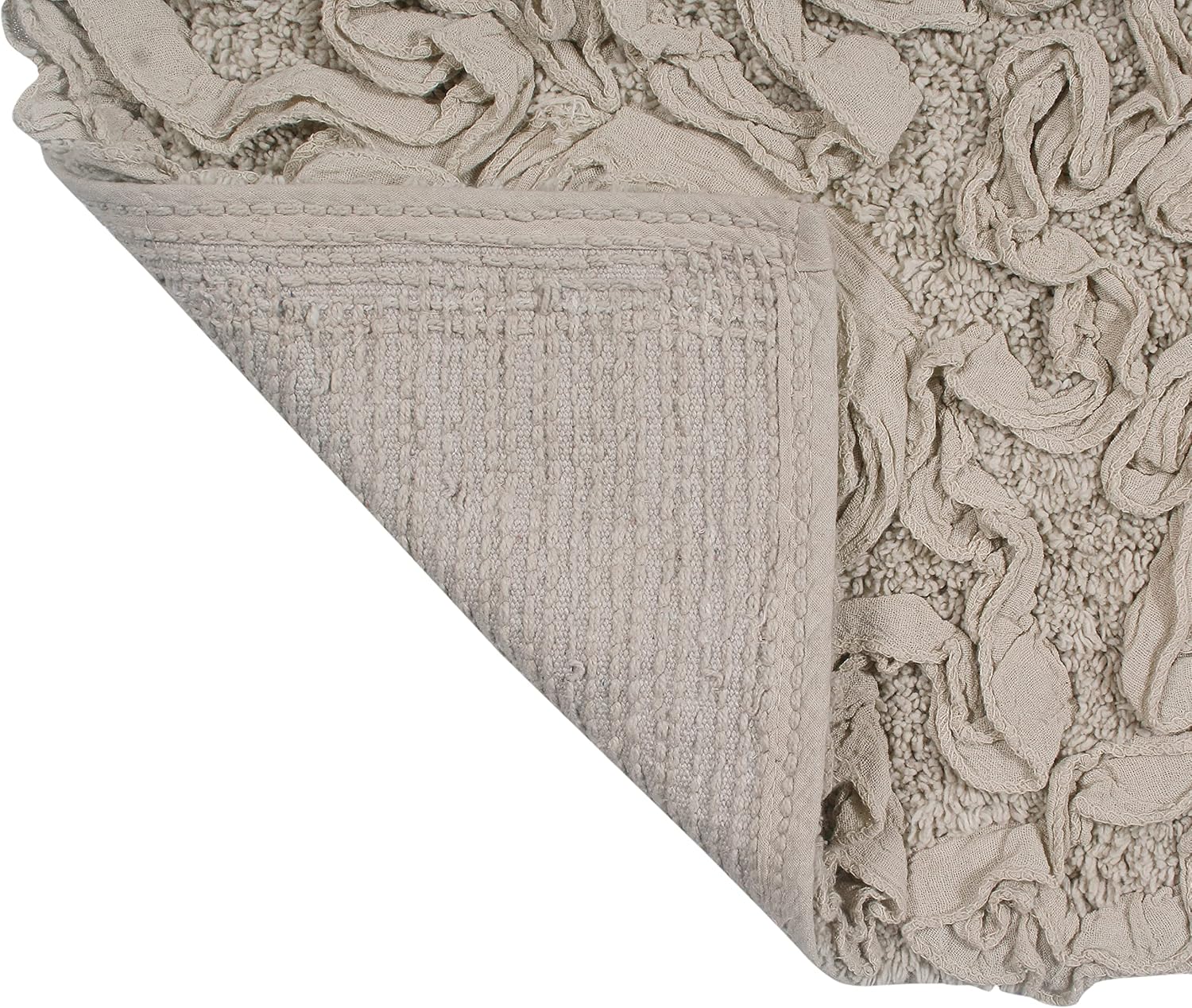 Home Weavers Bell Flower 2 Piece Bath Rug Set