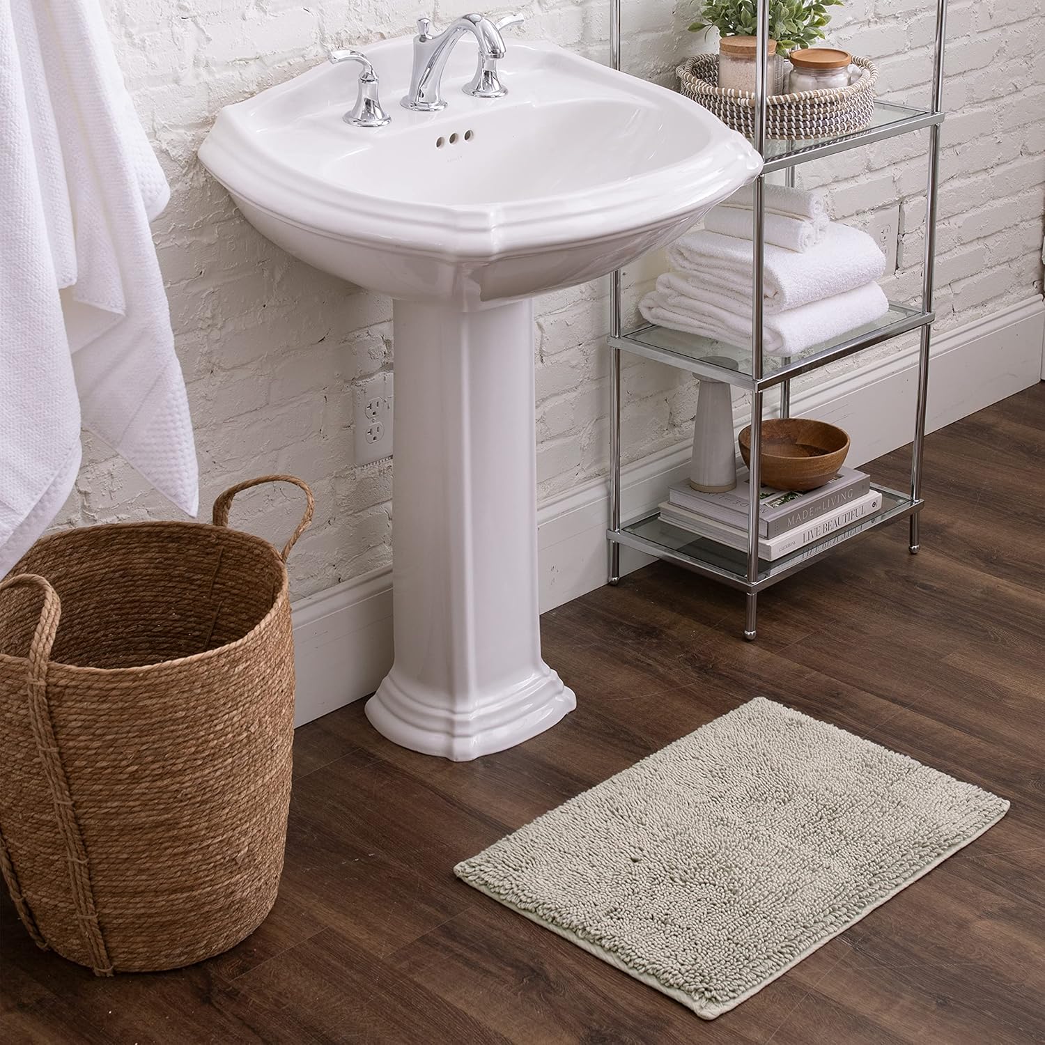 Mohawk Home Classic Cotton II Silver 15 x 2 Bath Mat